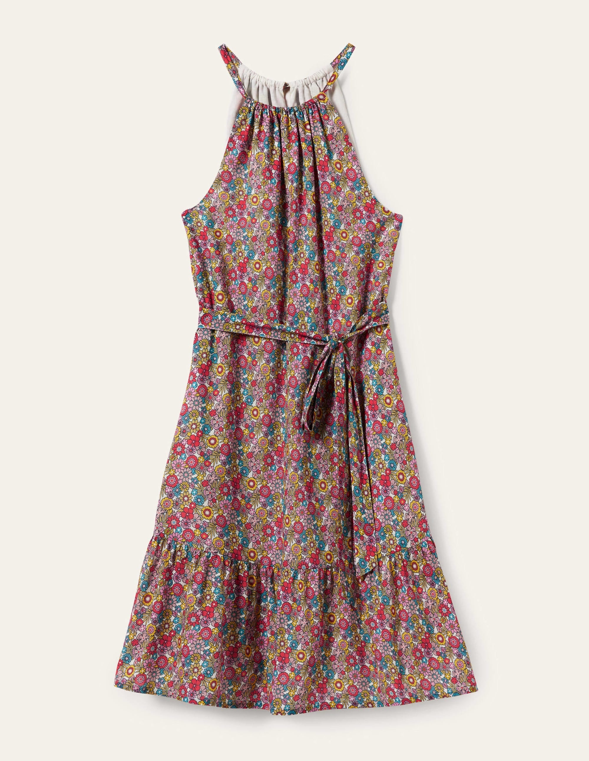 Ingrid Halterneck Dress-Multi, Bloom Garden - Image 7