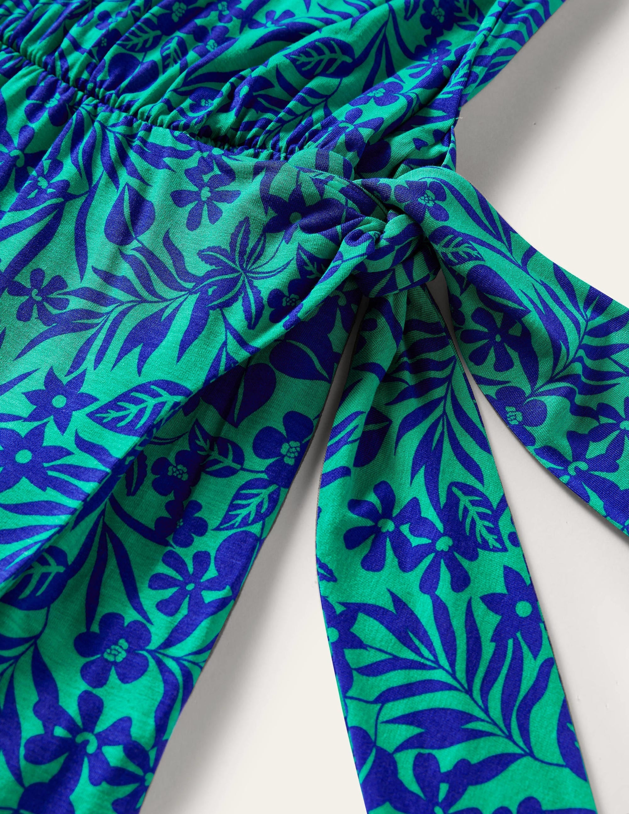 Amanda Jersey Midi Dress-Emerald, Tropic Foliage - Image 11