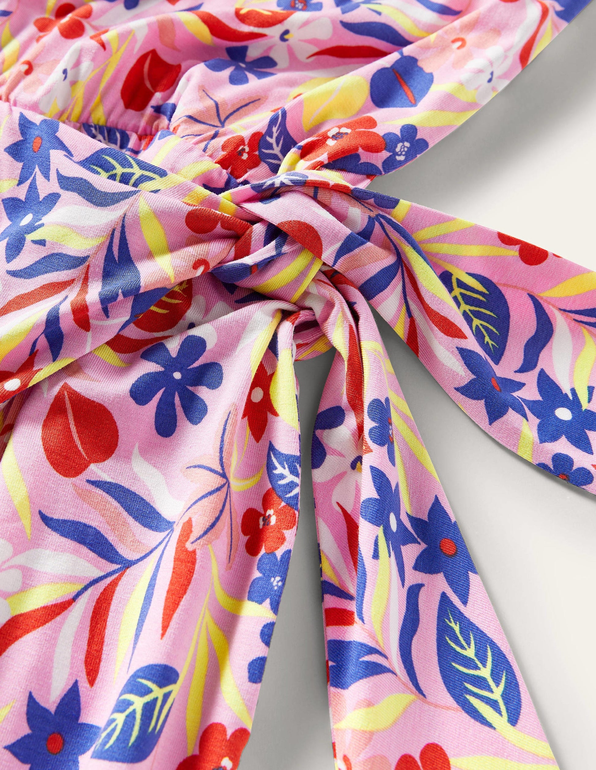 Amanda Jersey Midi Dress-Bonbon, Tropic Foliage-9
