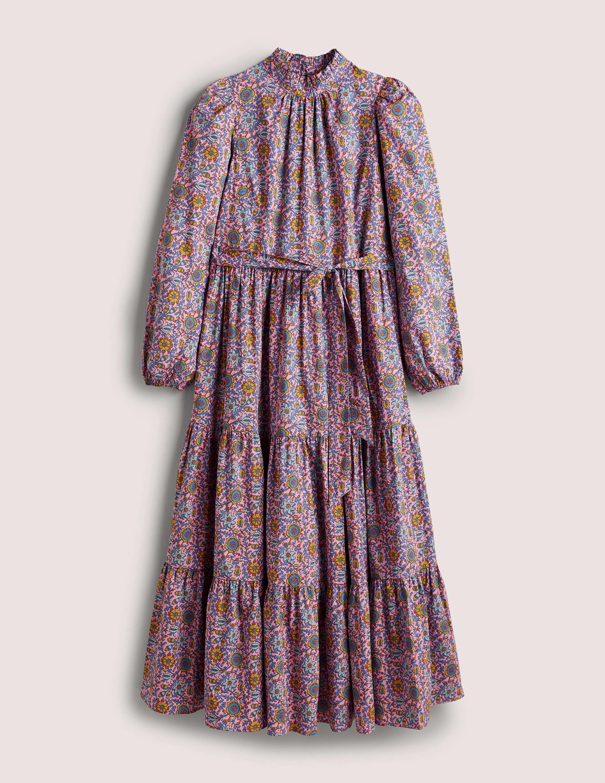 Mutton Sleeve Maxi Dress-Cherry Blossom, Enchanting - Image 10