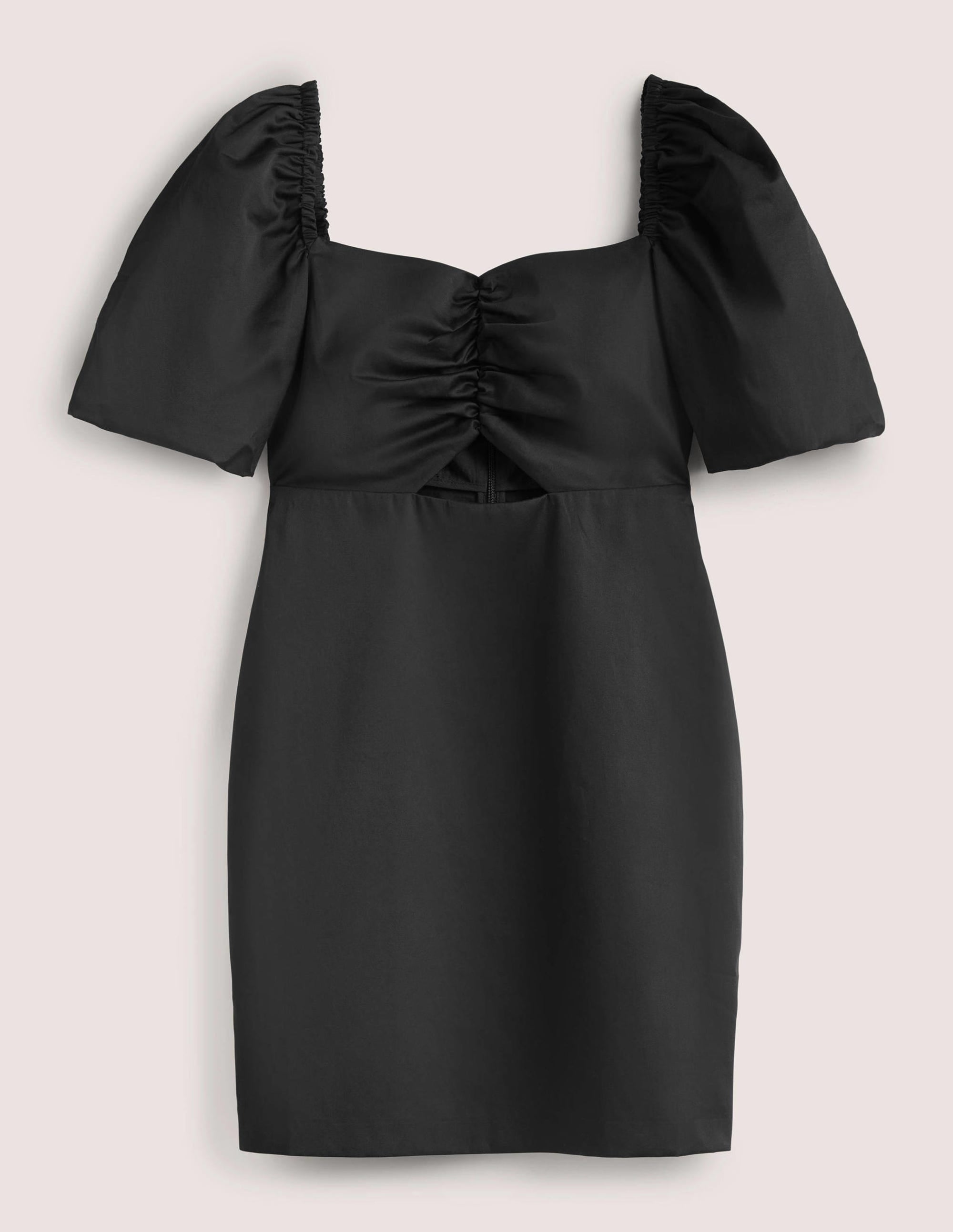Cut Out Detail Mini Dress-Black - Image 5