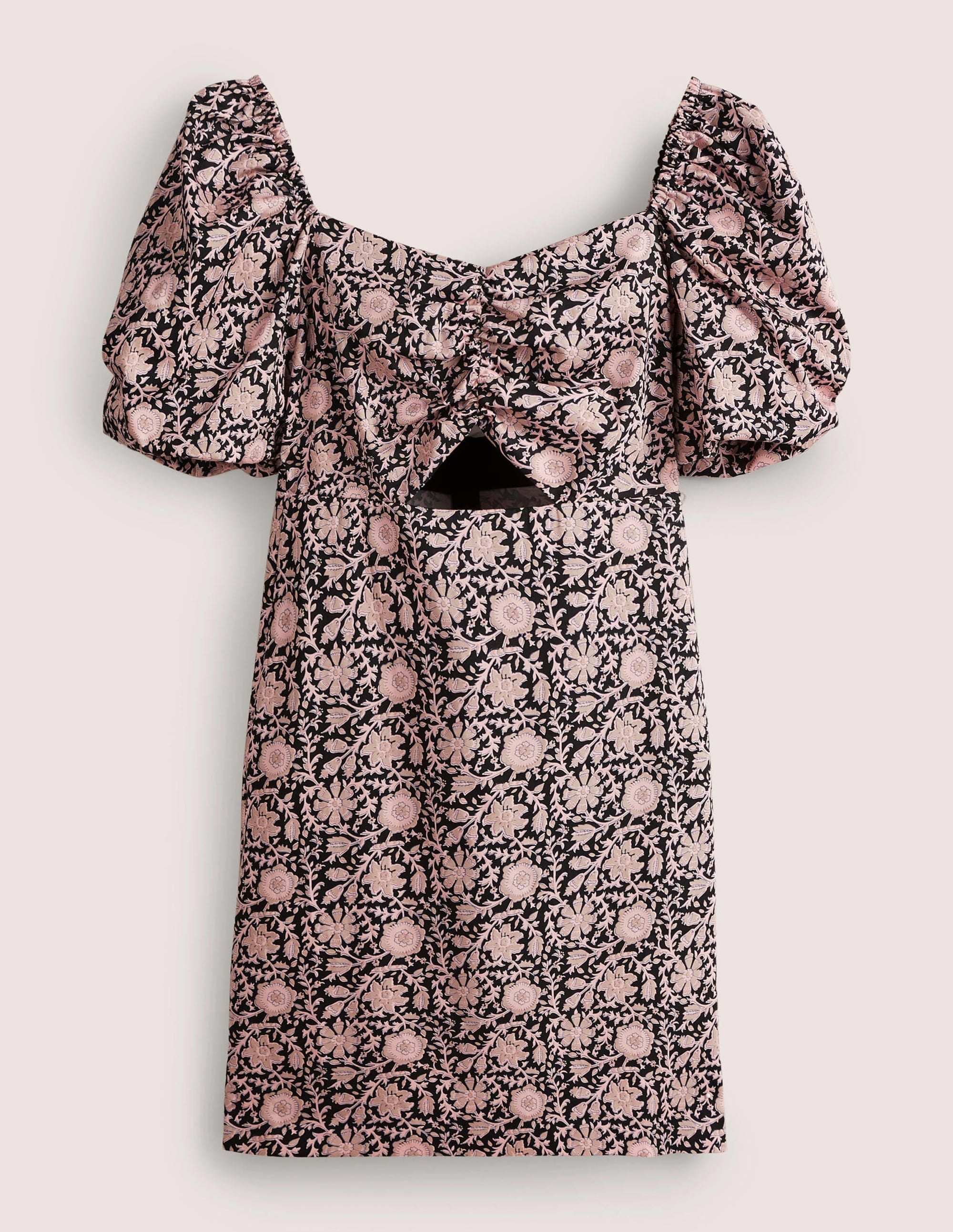 Cut Out Detail Mini Dress-Black, Enchanting Twig - Image 5