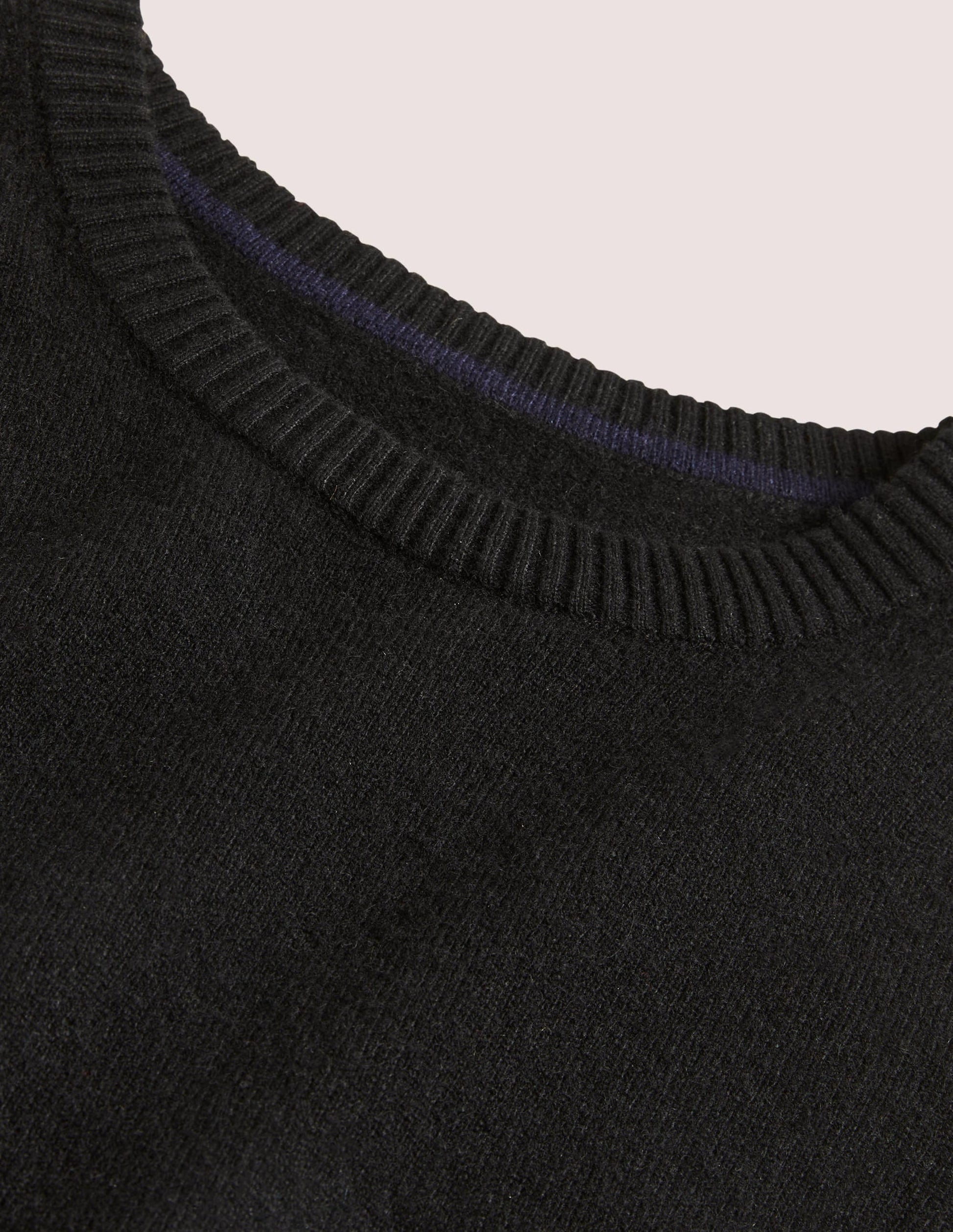 Cashmere Knitted Tank Top-Black-5