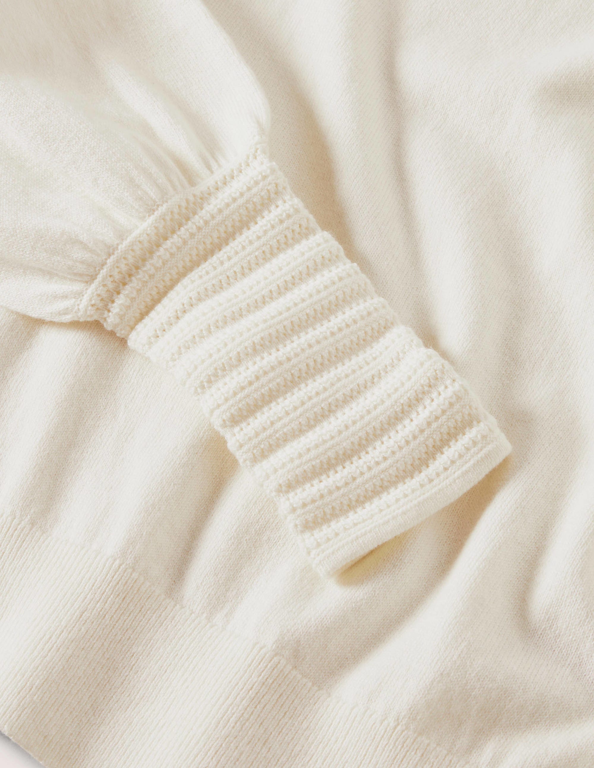 Pointelle-Detailed Jumper-Ivory - Image 5