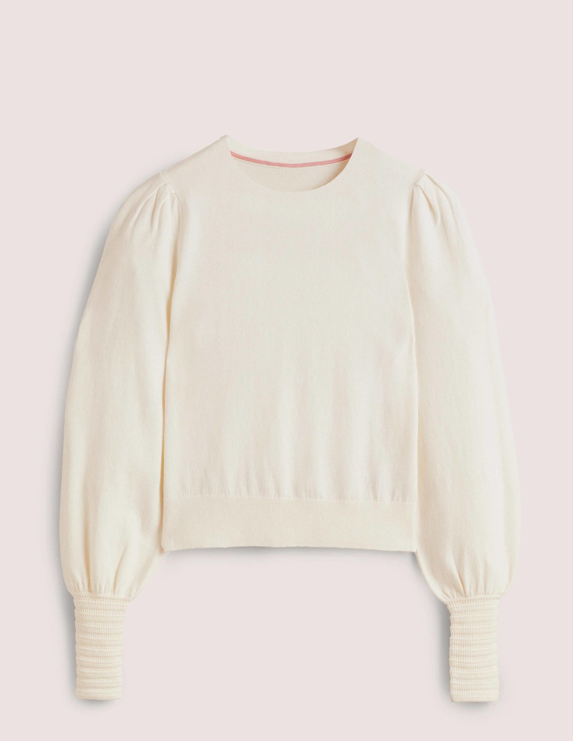 Pointelle-Detailed Jumper-Ivory-6