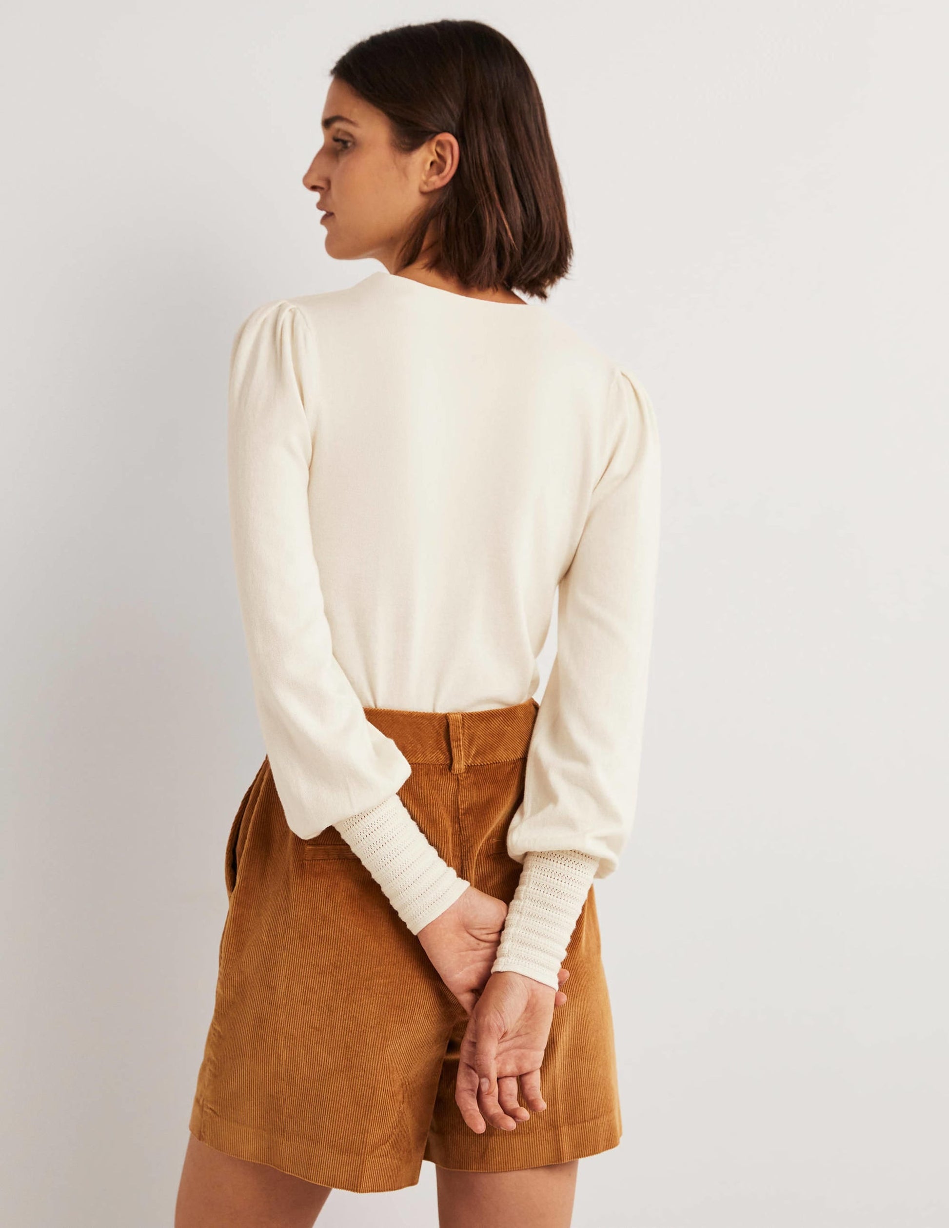 Pointelle-Detailed Jumper-Ivory-3