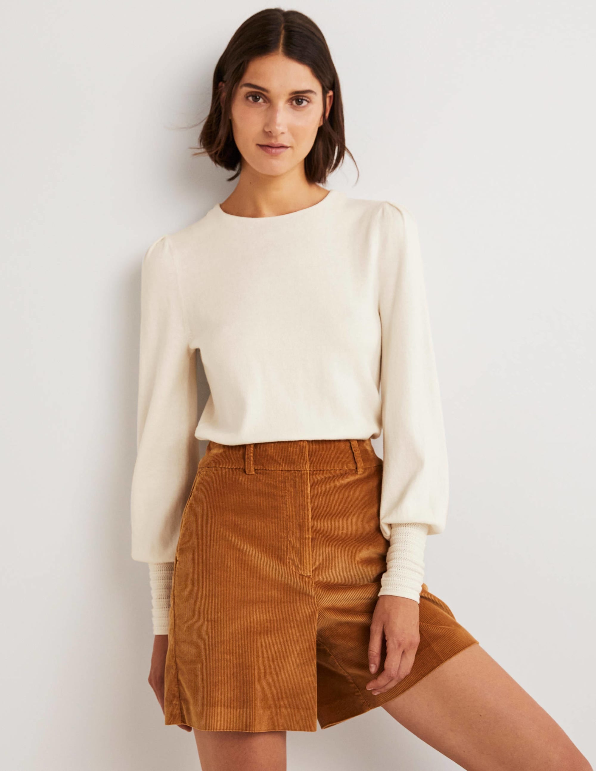 Pointelle-Detailed Jumper-Ivory - Image 4