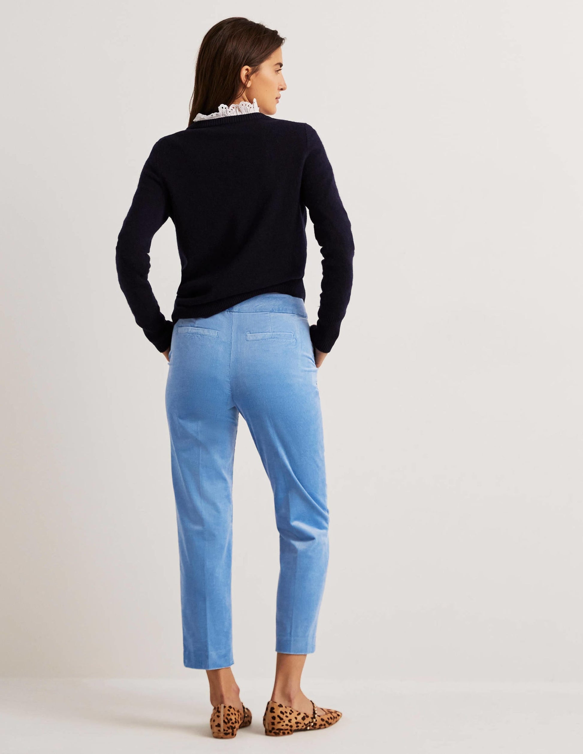 Classic Tapered Trousers-Riviera Blue-3