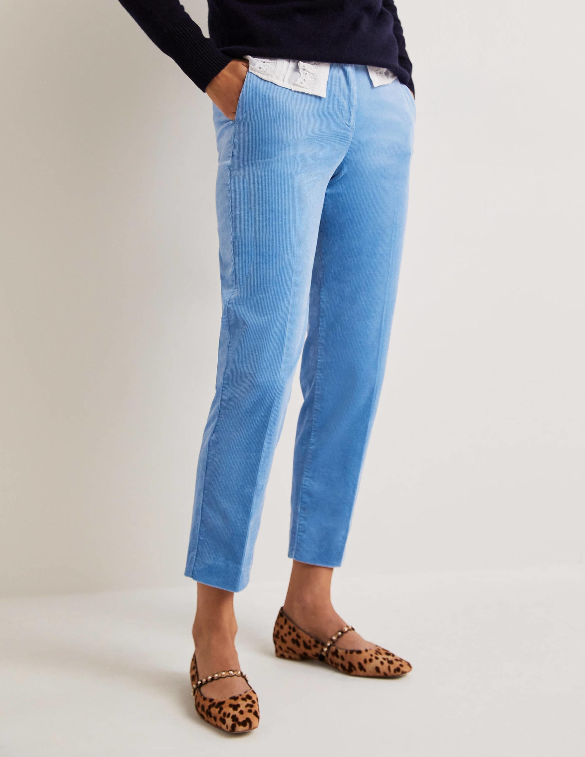Classic Tapered Trousers-Riviera Blue - Image 4