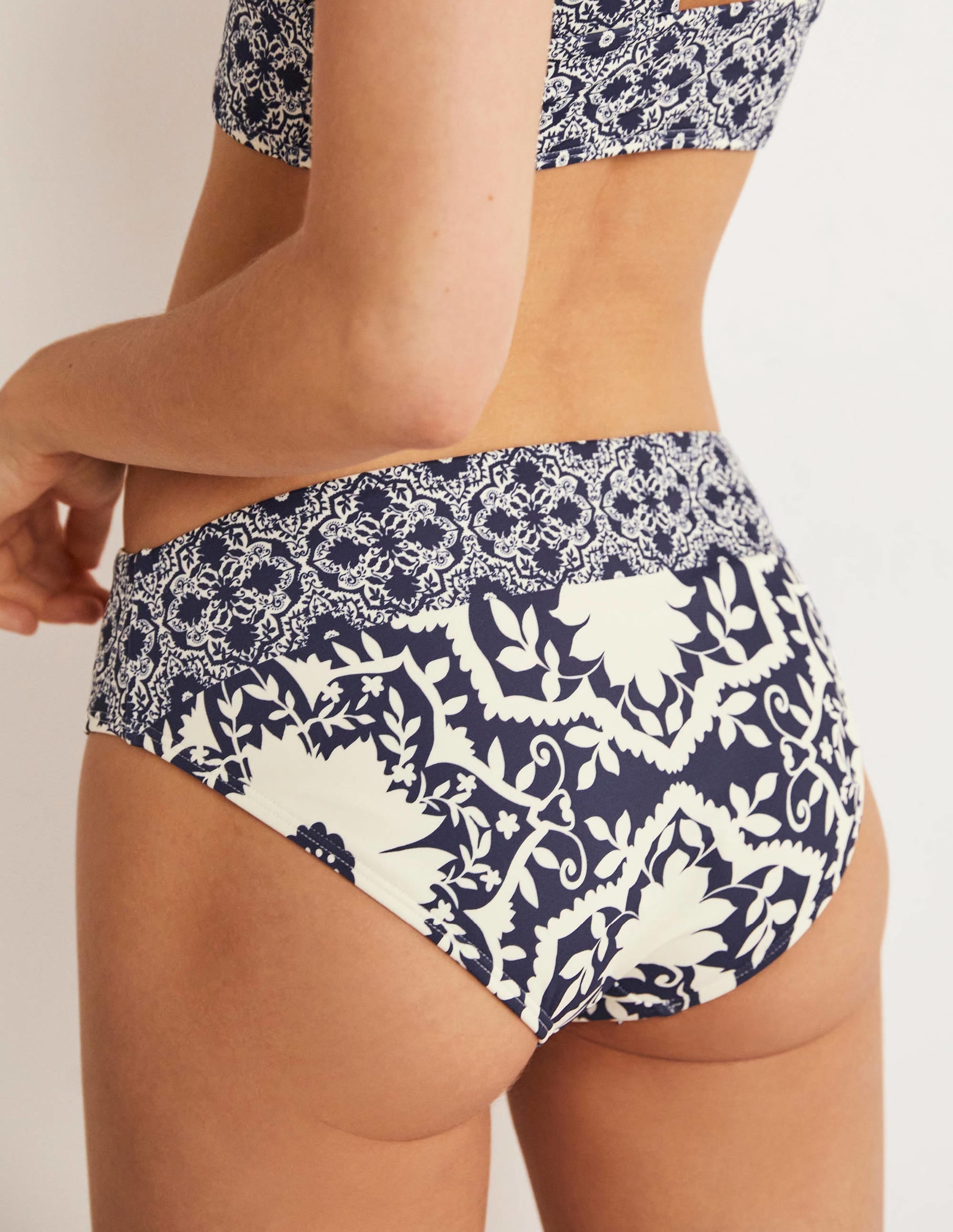 Porto Bikini Bottoms-French Navy, Bloomsbury Mono - Image 7