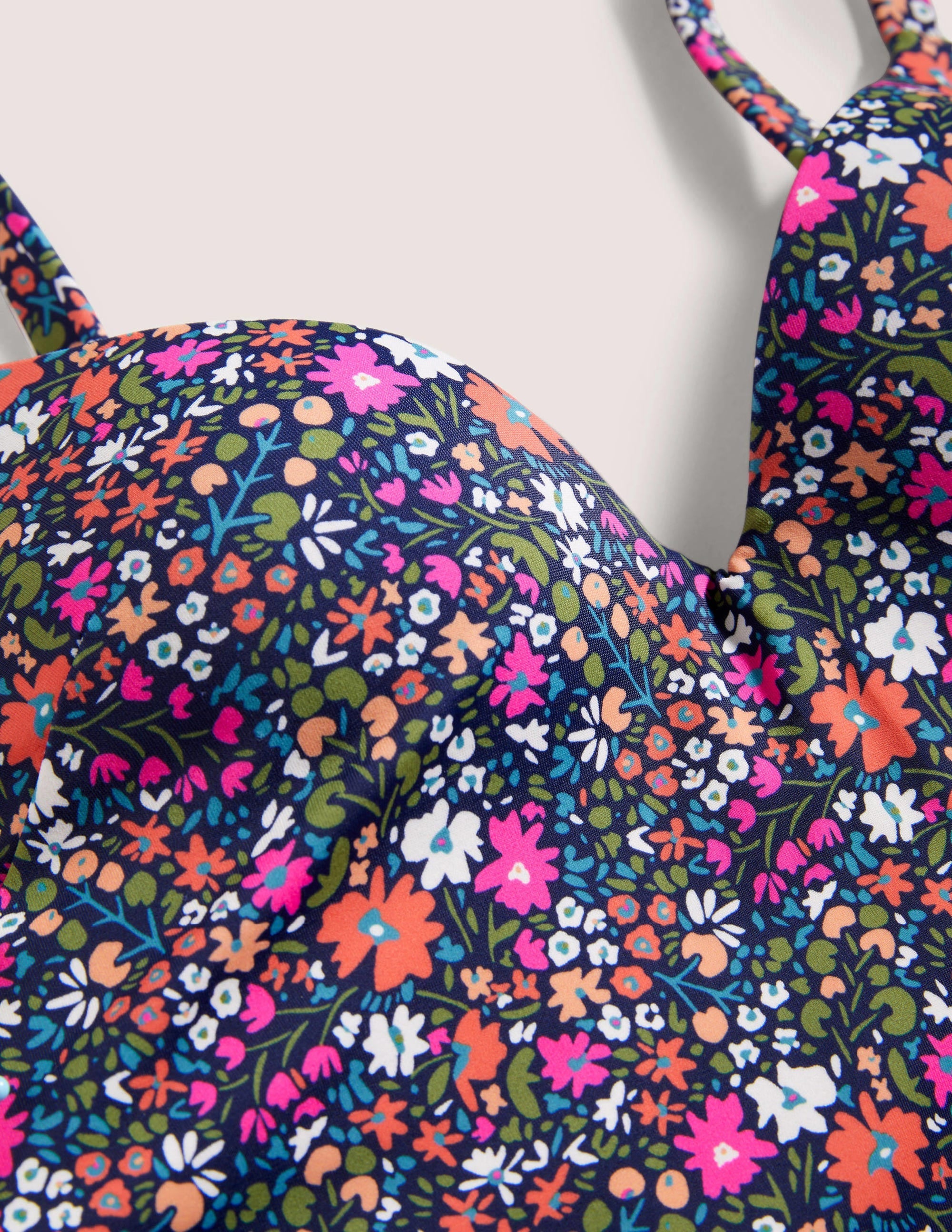 Sweetheart Cup Size Swimsuit-French Navy, Abstract Ditsy - Image 5