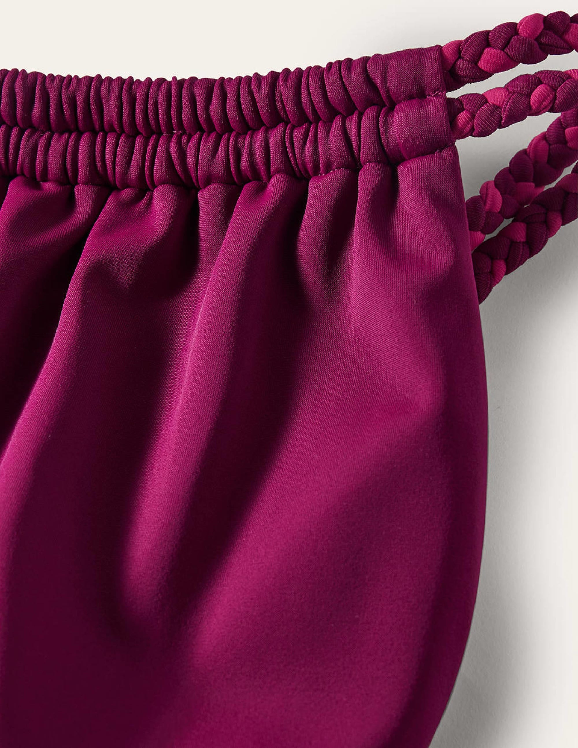 Low Back Twist Braid Swimsuit-Fallen Fruit - Image 6