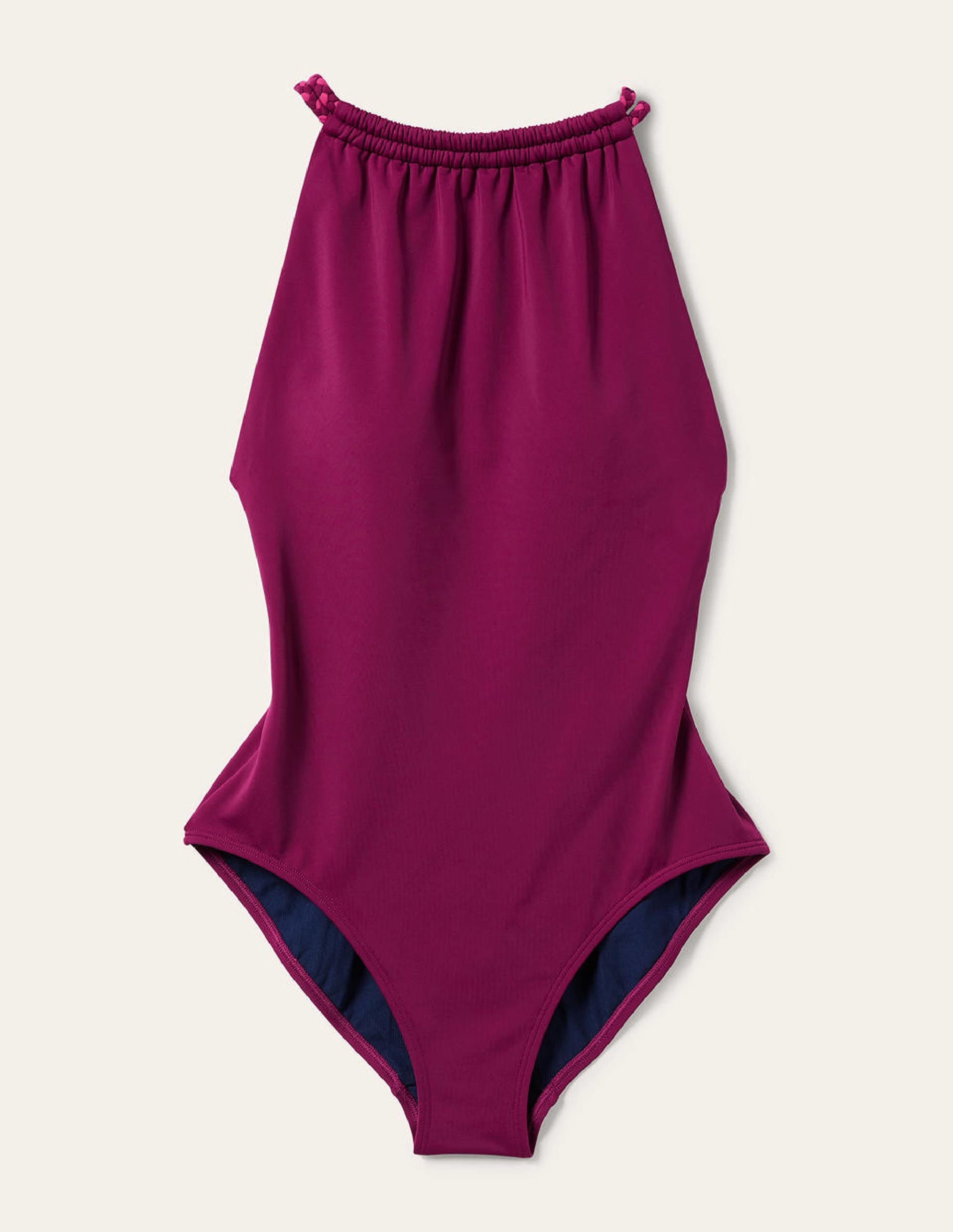 Low Back Twist Braid Swimsuit-Fallen Fruit - Image 7