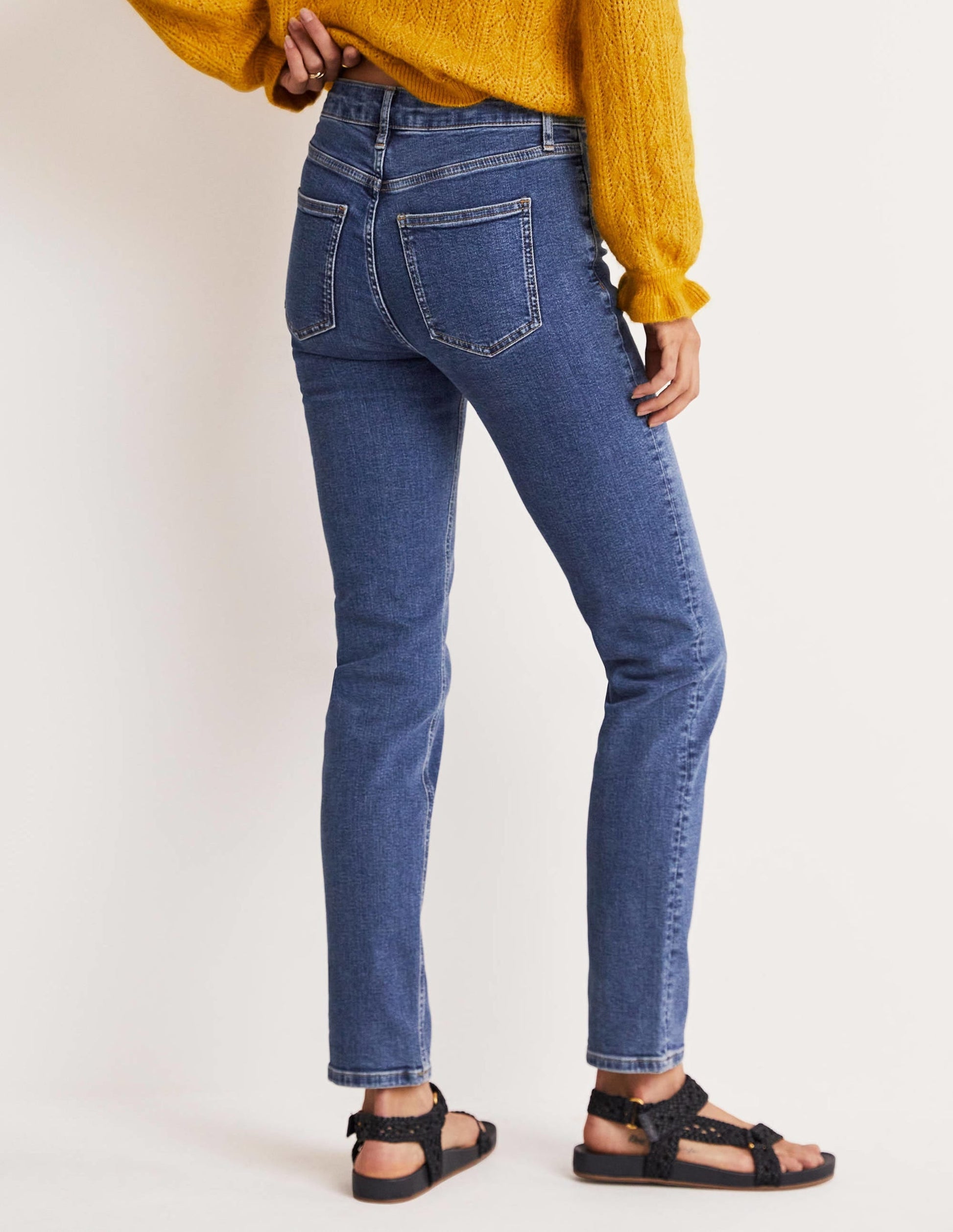 Slim Straight Jeans-Mid Vintage-7