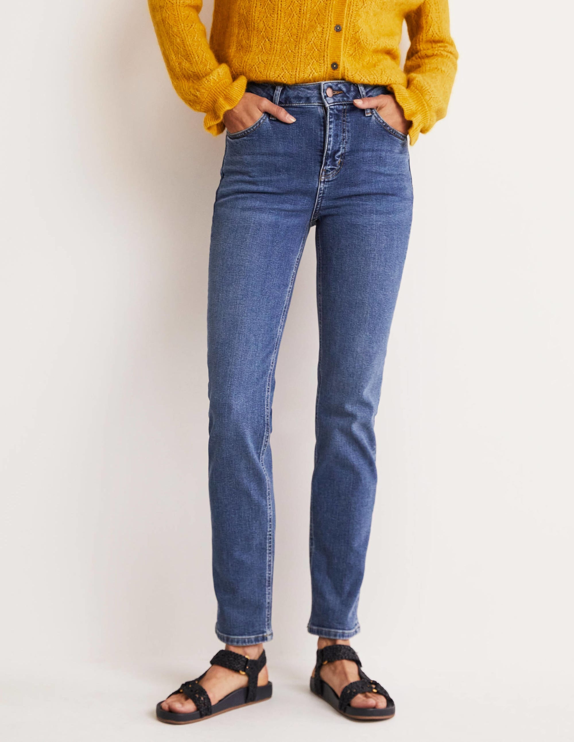 Slim Straight Jeans-Mid Vintage - Image 8