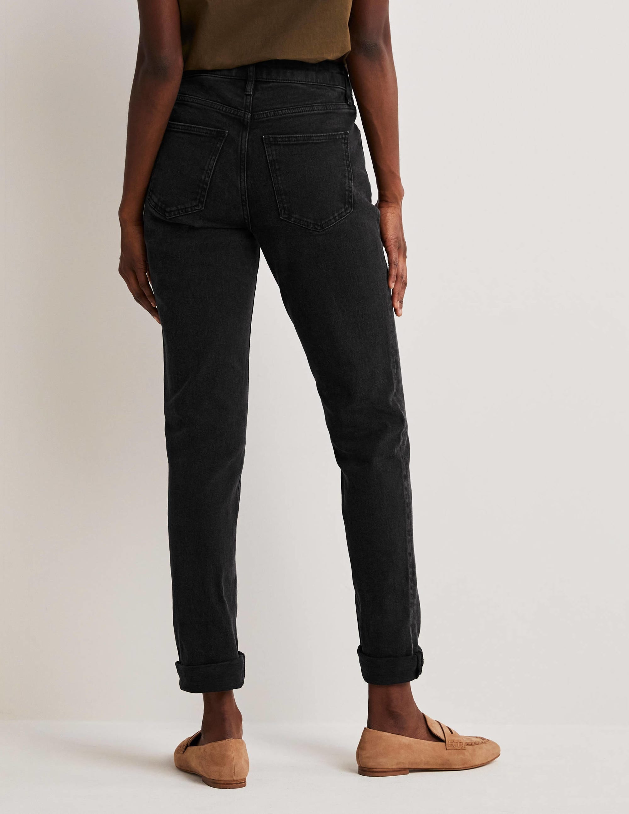 Girlfriend Jeans-Washed Black - Image 3