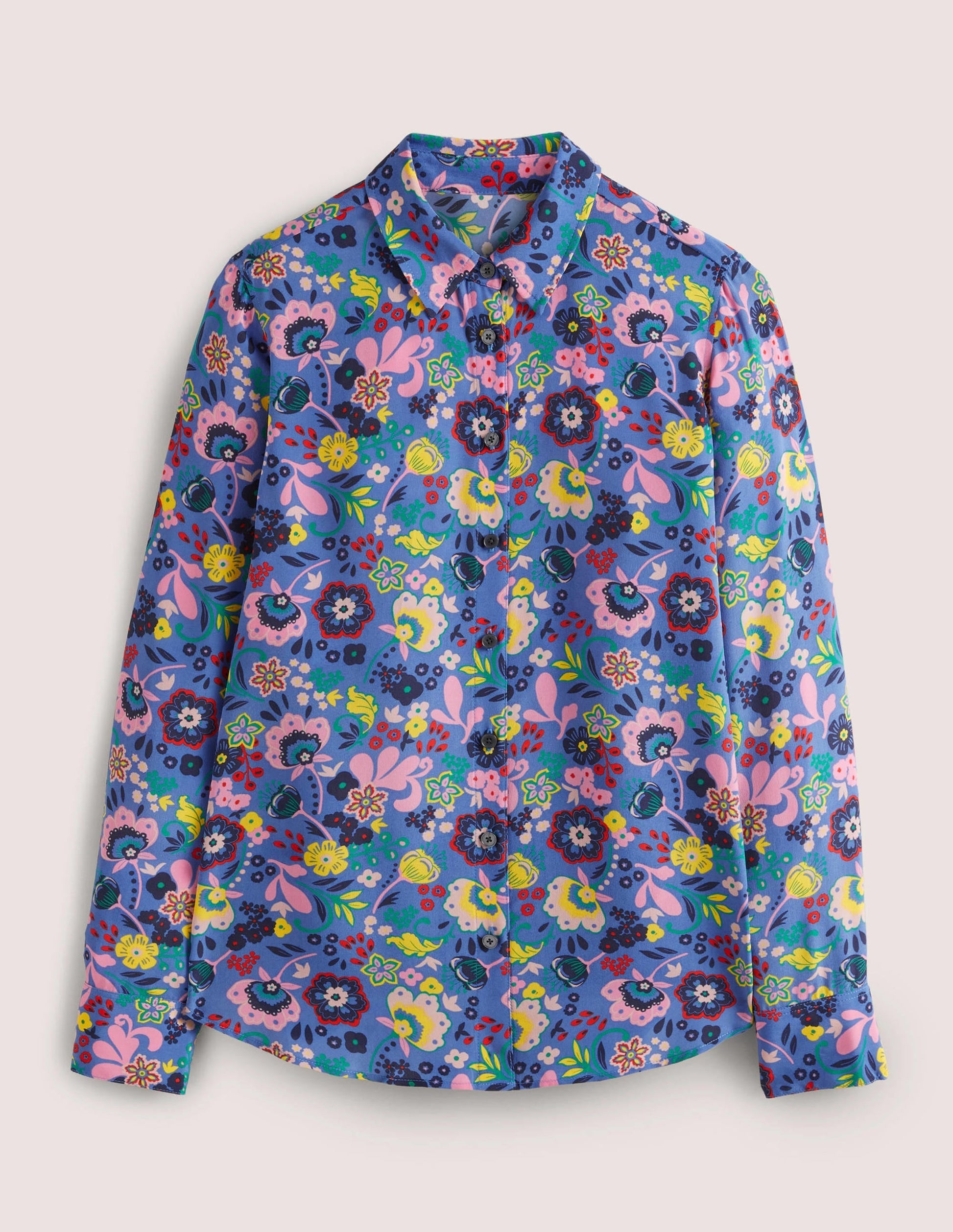 Silk Shirt-Riviera Blue, Pretty Paradise-6
