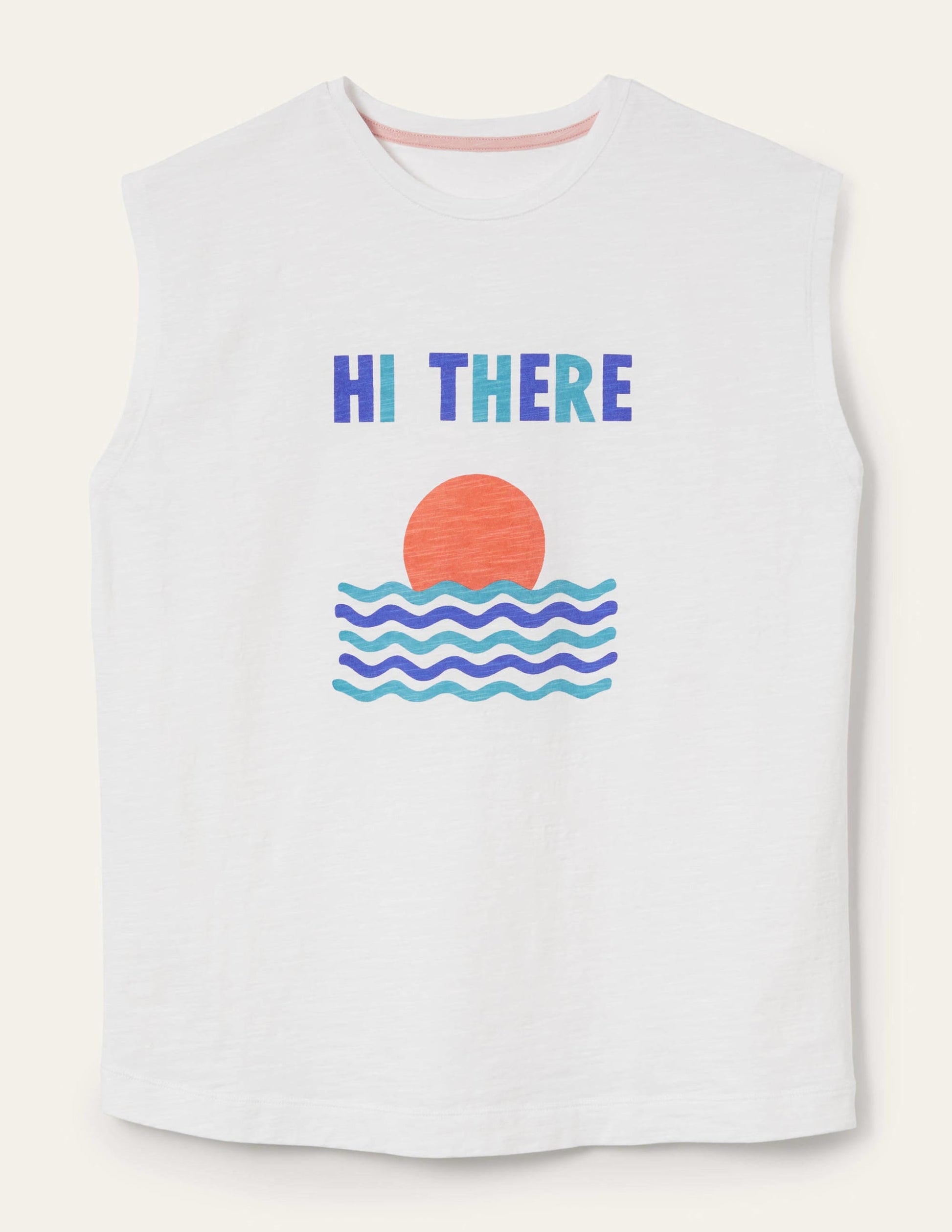 Grown On Sleeve Cotton T-shirt-White-9