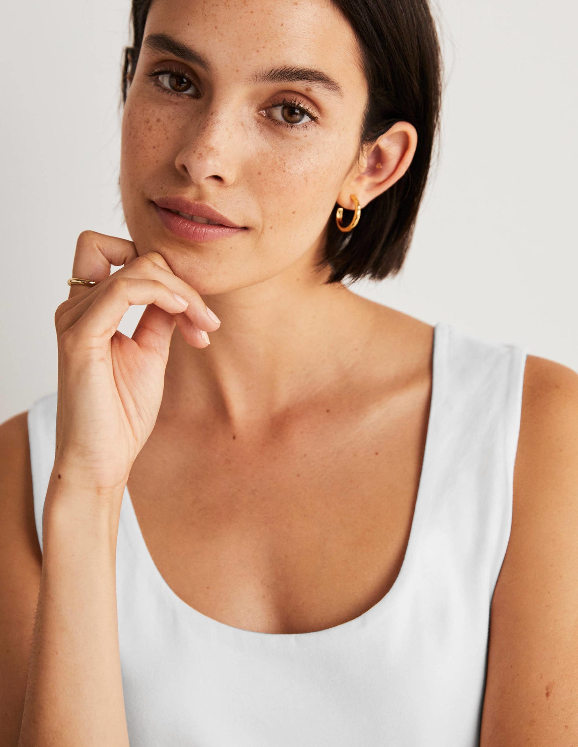 Double Layer Front Vest-White-2