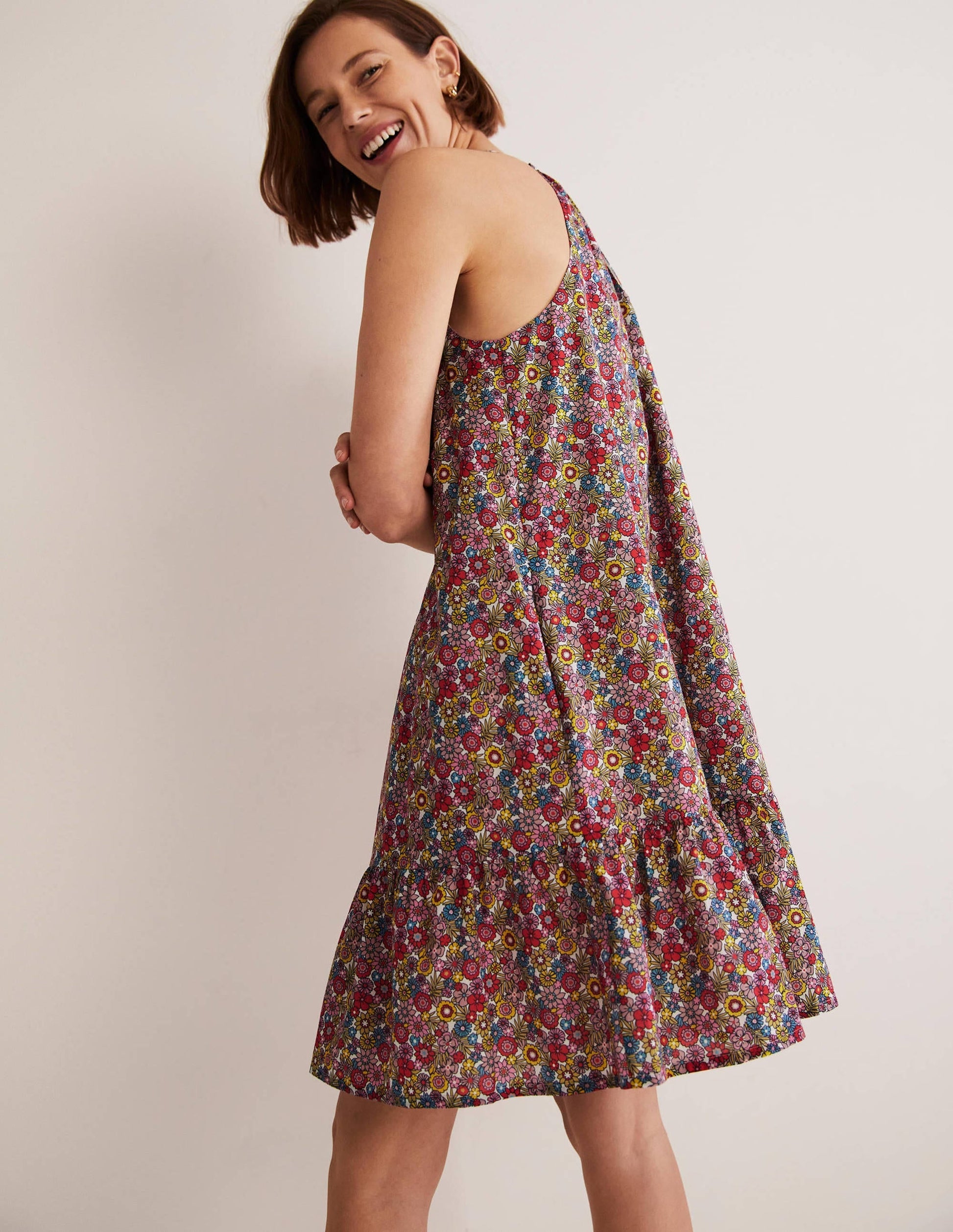 Ingrid Halterneck Dress-Multi, Bloom Garden-5