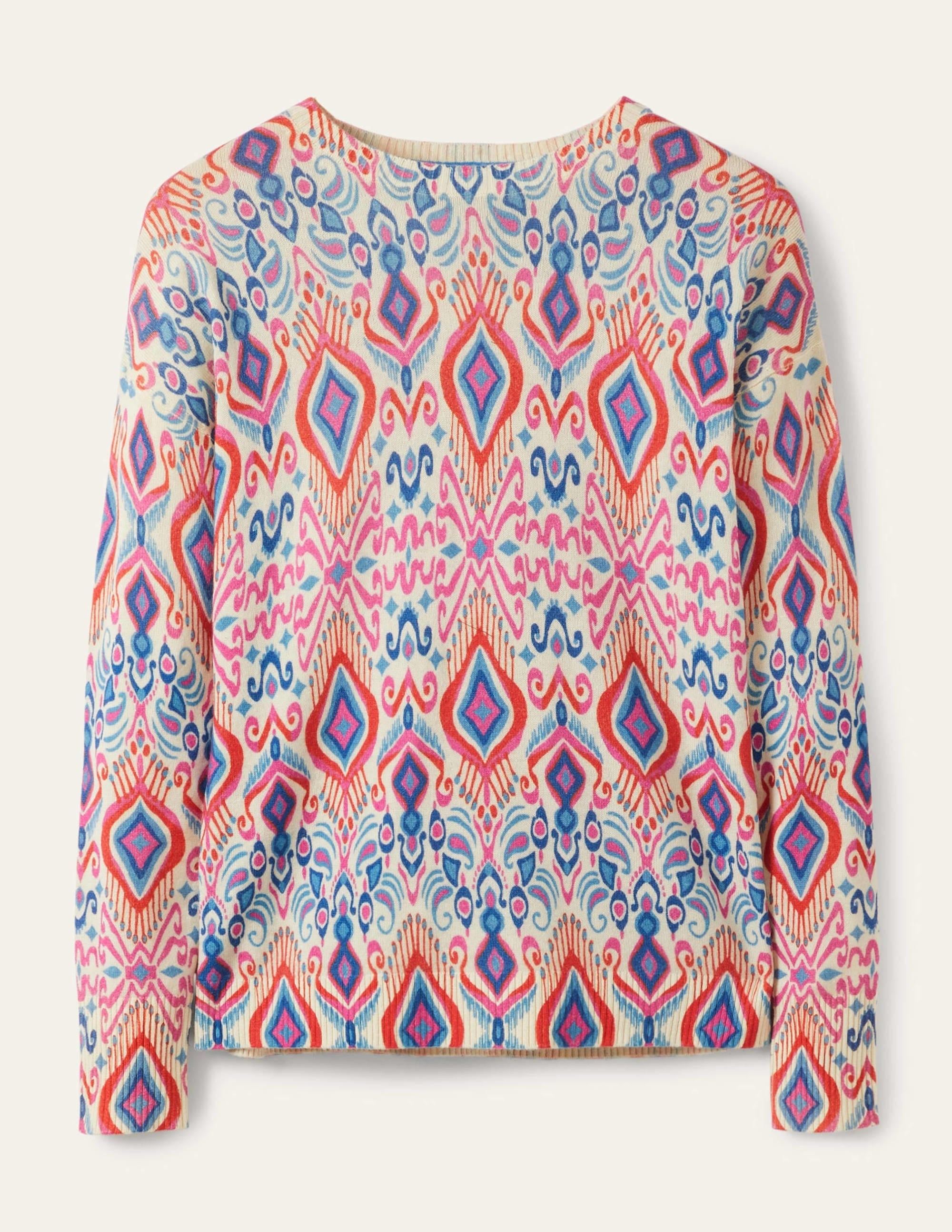 Margot Cashmere Jumper-Ikat Paradise - Image 5