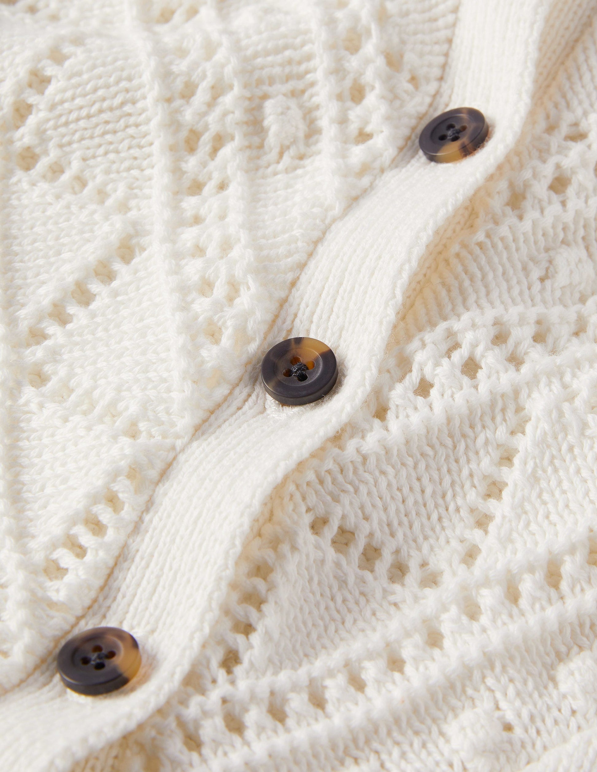Wide Sleeve Crochet Cardigan-Ivory-6