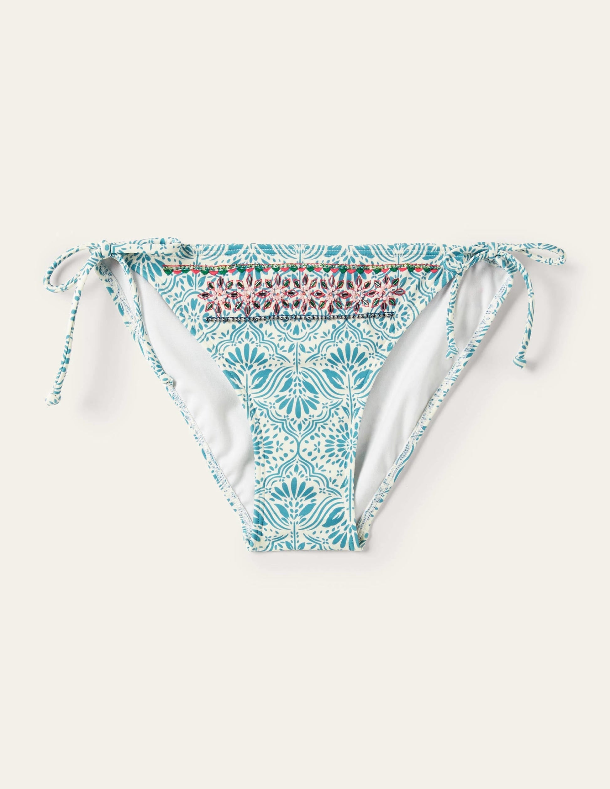 Bead Embellished Bikini Bottom-Larkspur, Oriental Diamond-5