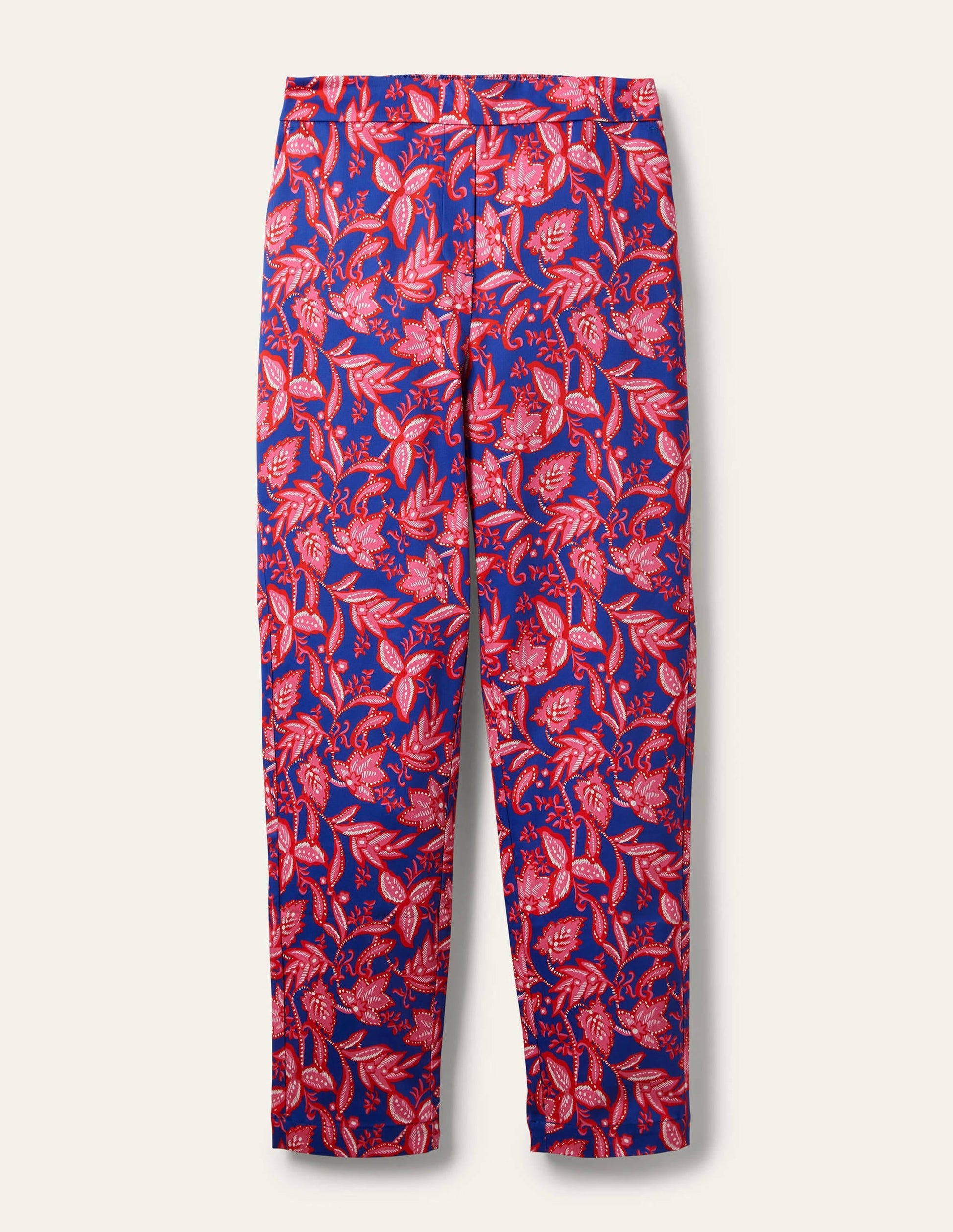 Pull On Trousers-Strawberry Daiquiri, Flora-5