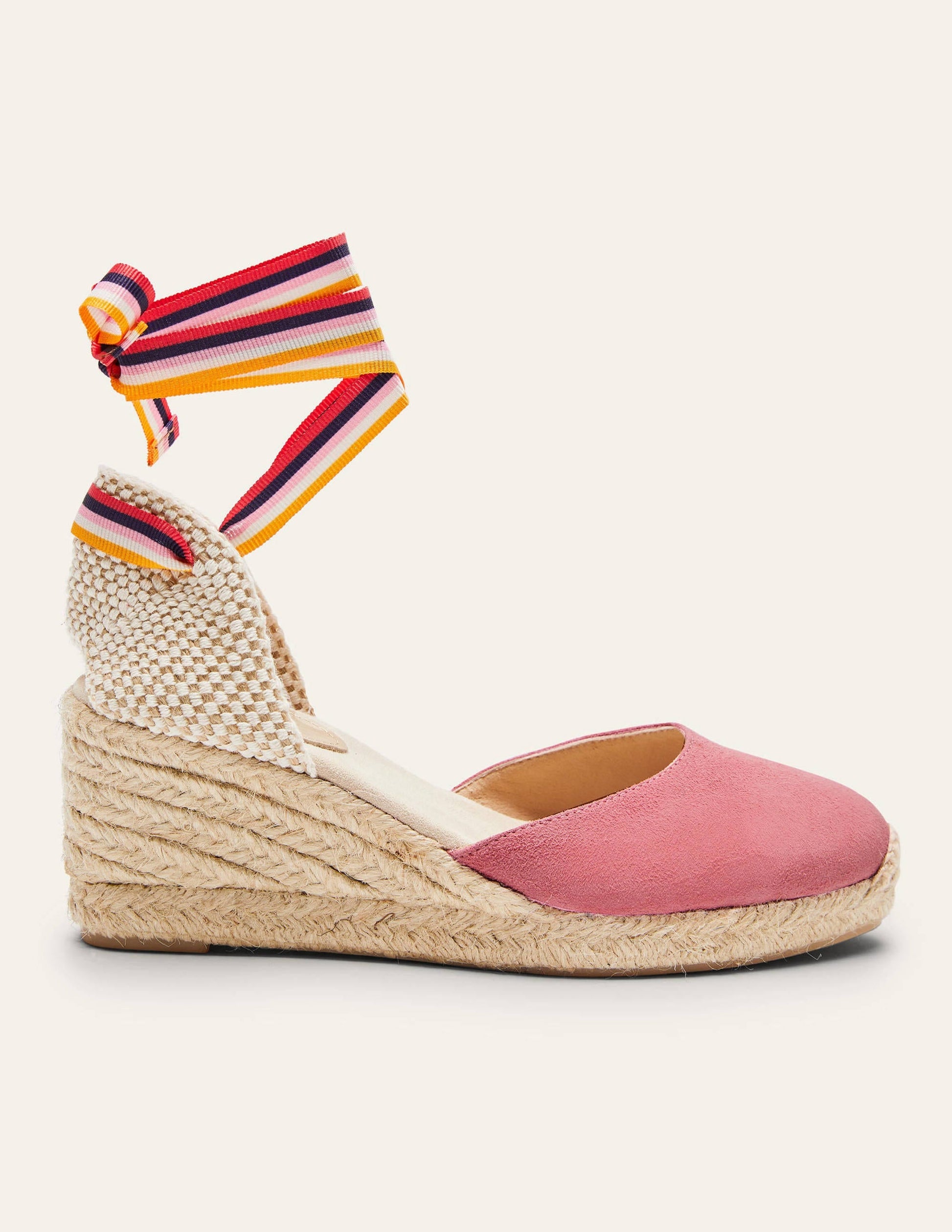 Cassie Espadrille Wedge-Azalea, Multi Stripe Ribbon-2