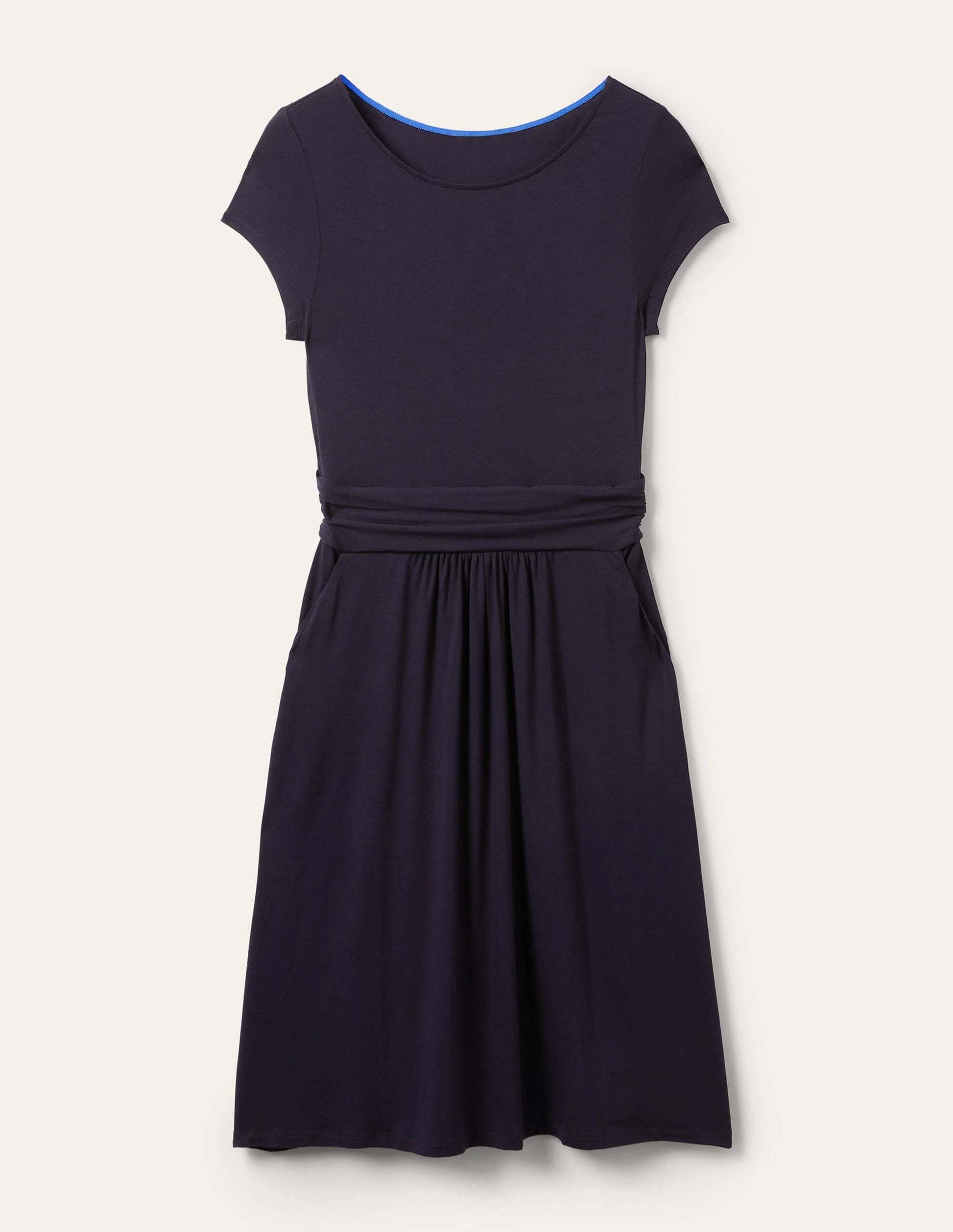 Amelie Jersey Dress-Navy-5