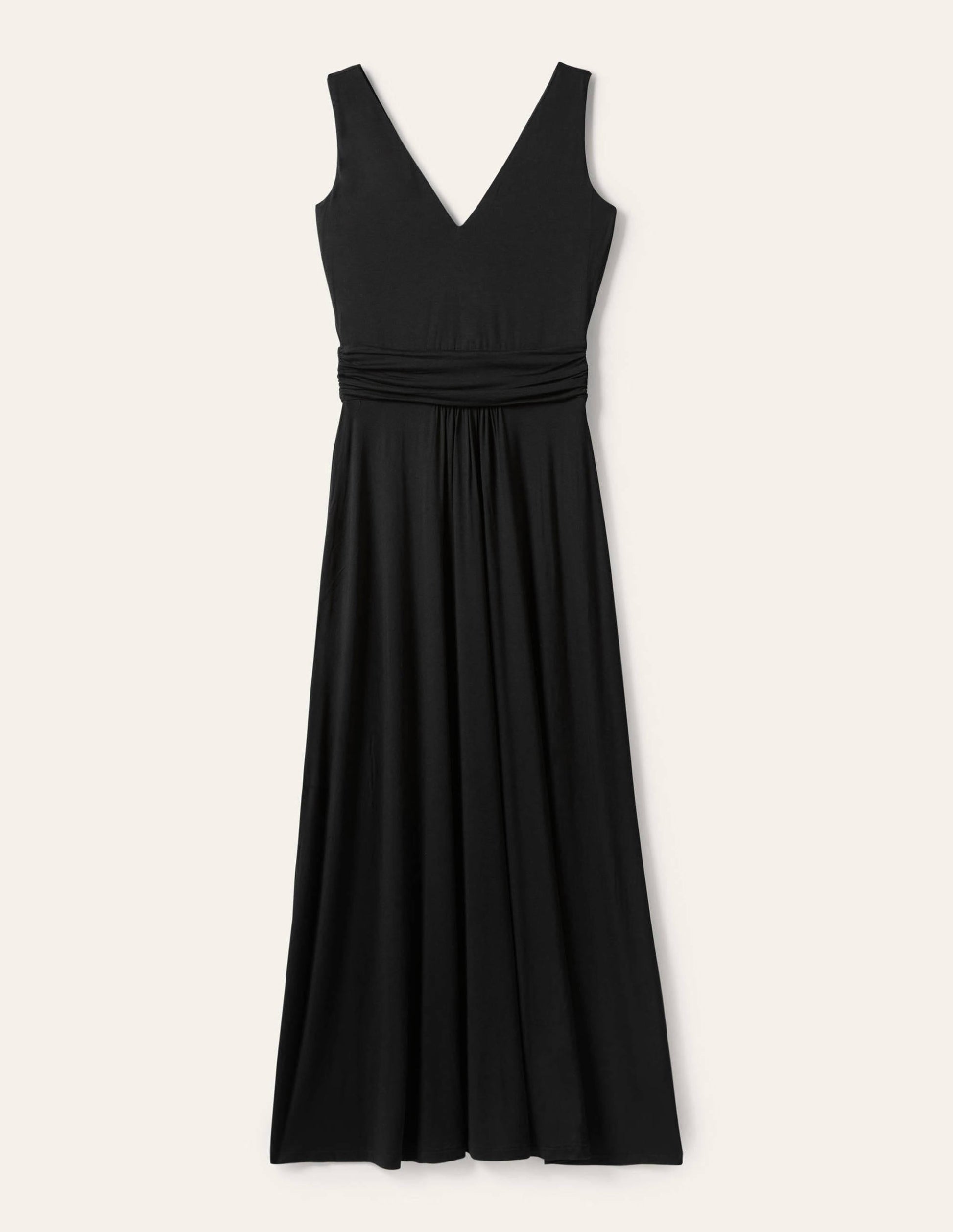 Sienna Jersey Maxi Dress-Black-5