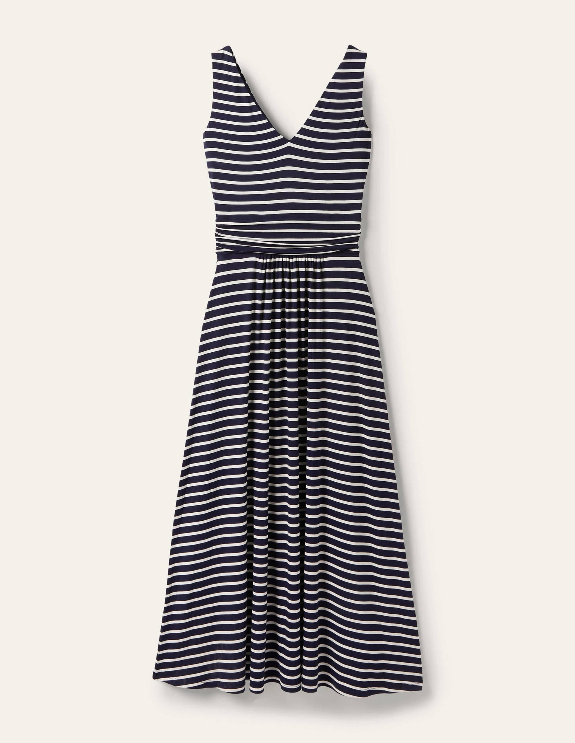 Sienna Jersey Maxi Dress-Navy/Ivory-5