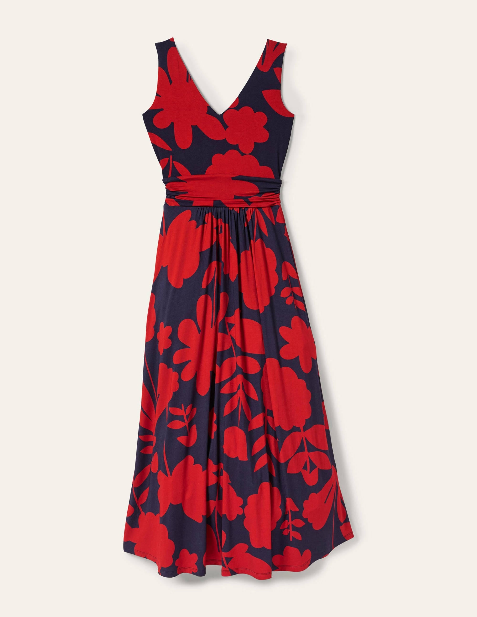 Sienna Jersey Maxi Dress-Winterberry, Flora Bloom - Image 5