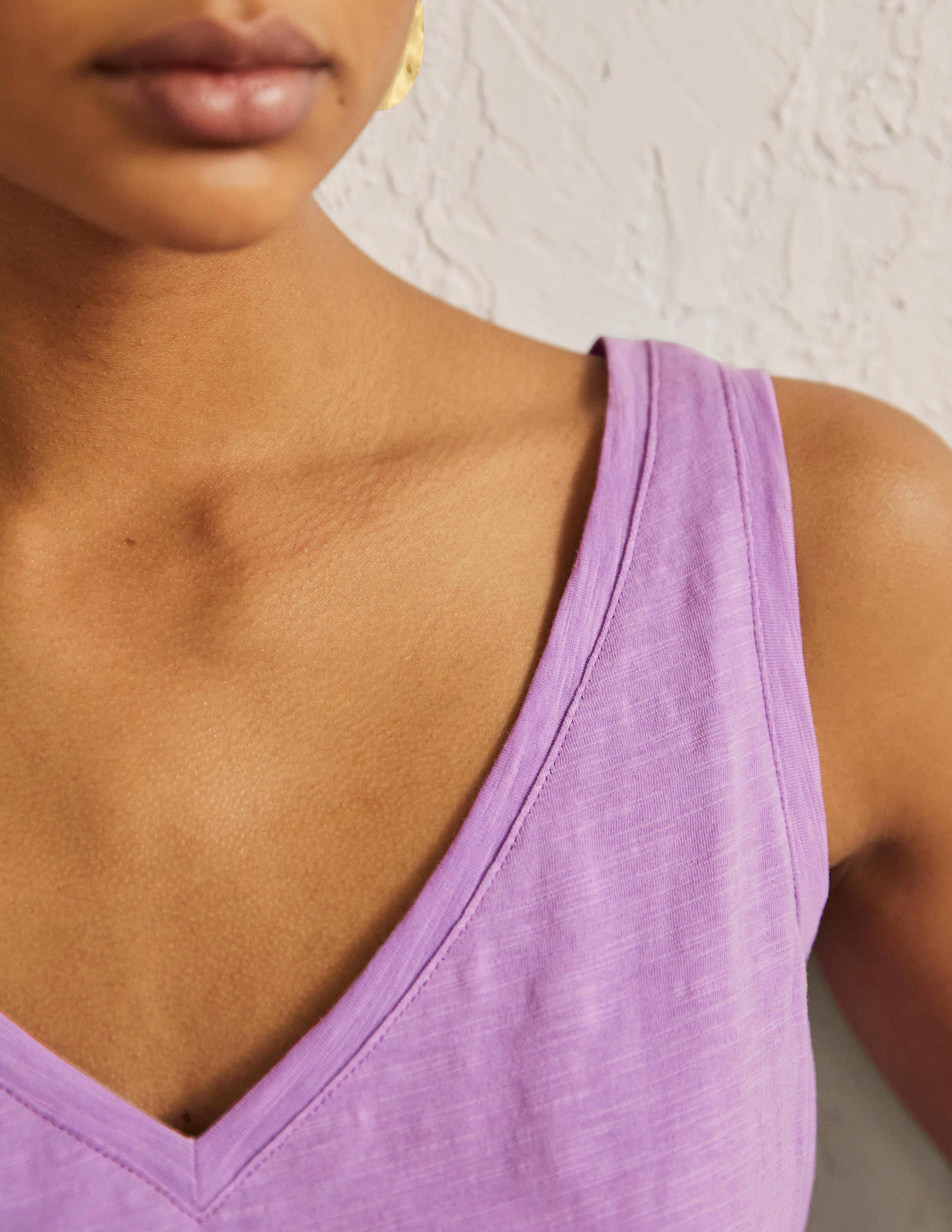Cotton Vest-African Violet - Image 2