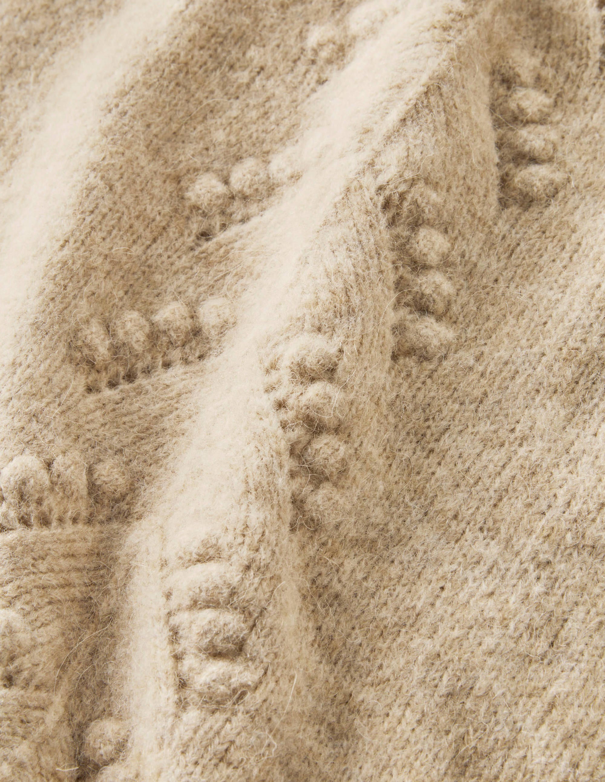 Fluffy Knitted T-shirt-Chinchilla Melange - Image 5