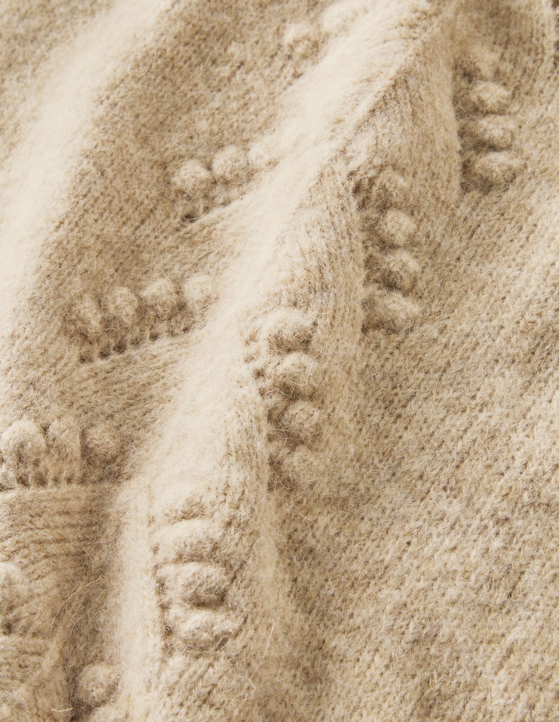 Fluffy Knitted T-shirt-Chinchilla Melange-6