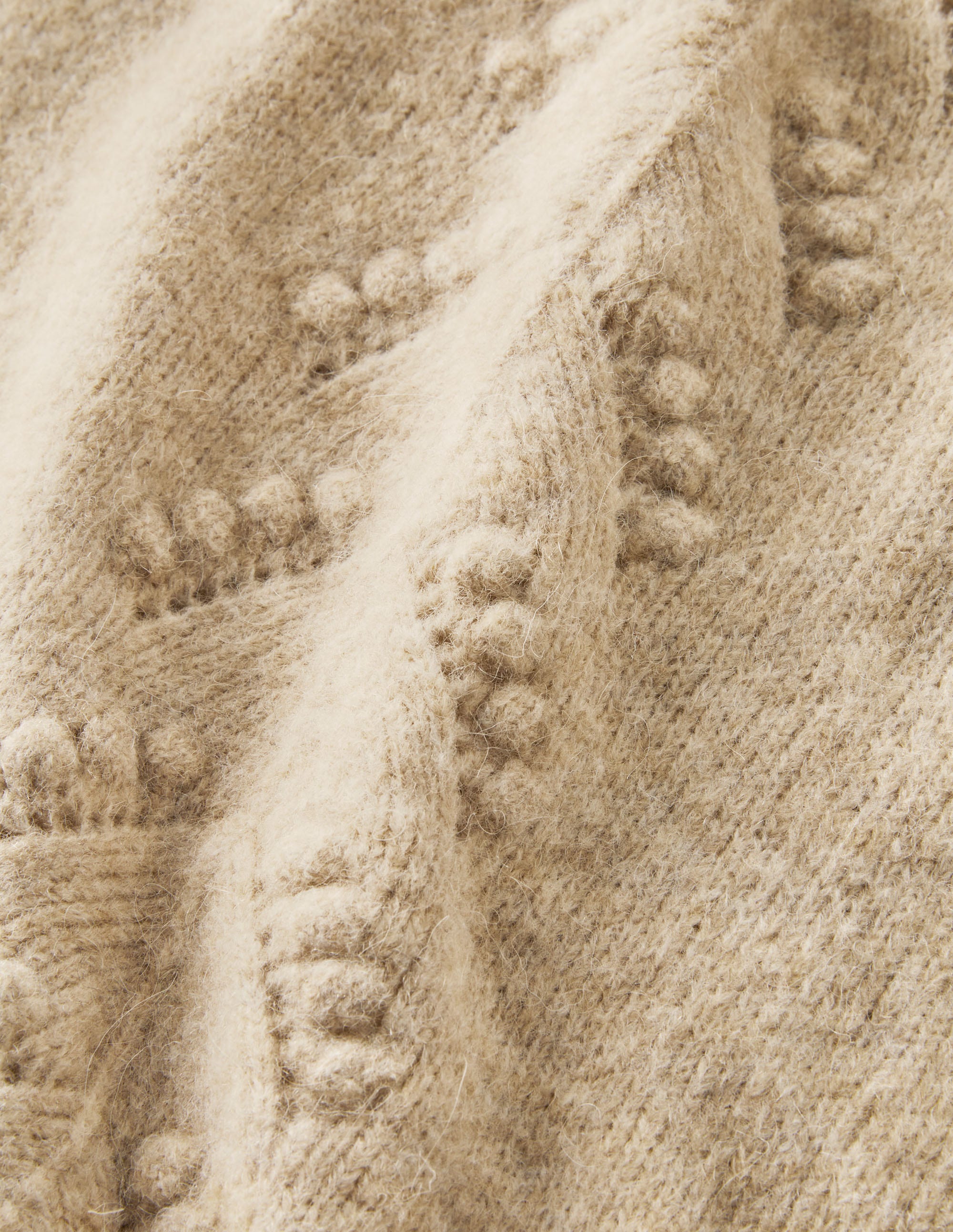 Fluffy Knitted T-shirt-Chinchilla Melange - Image 6