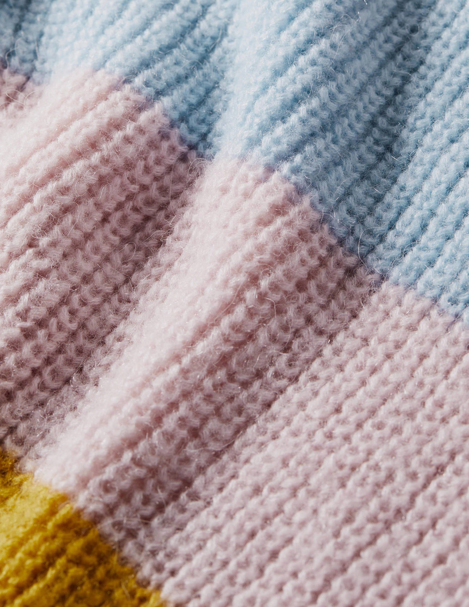Blouson Cuff Fluffy Jumper-Fluffy Rainbow Multi Stripe-6