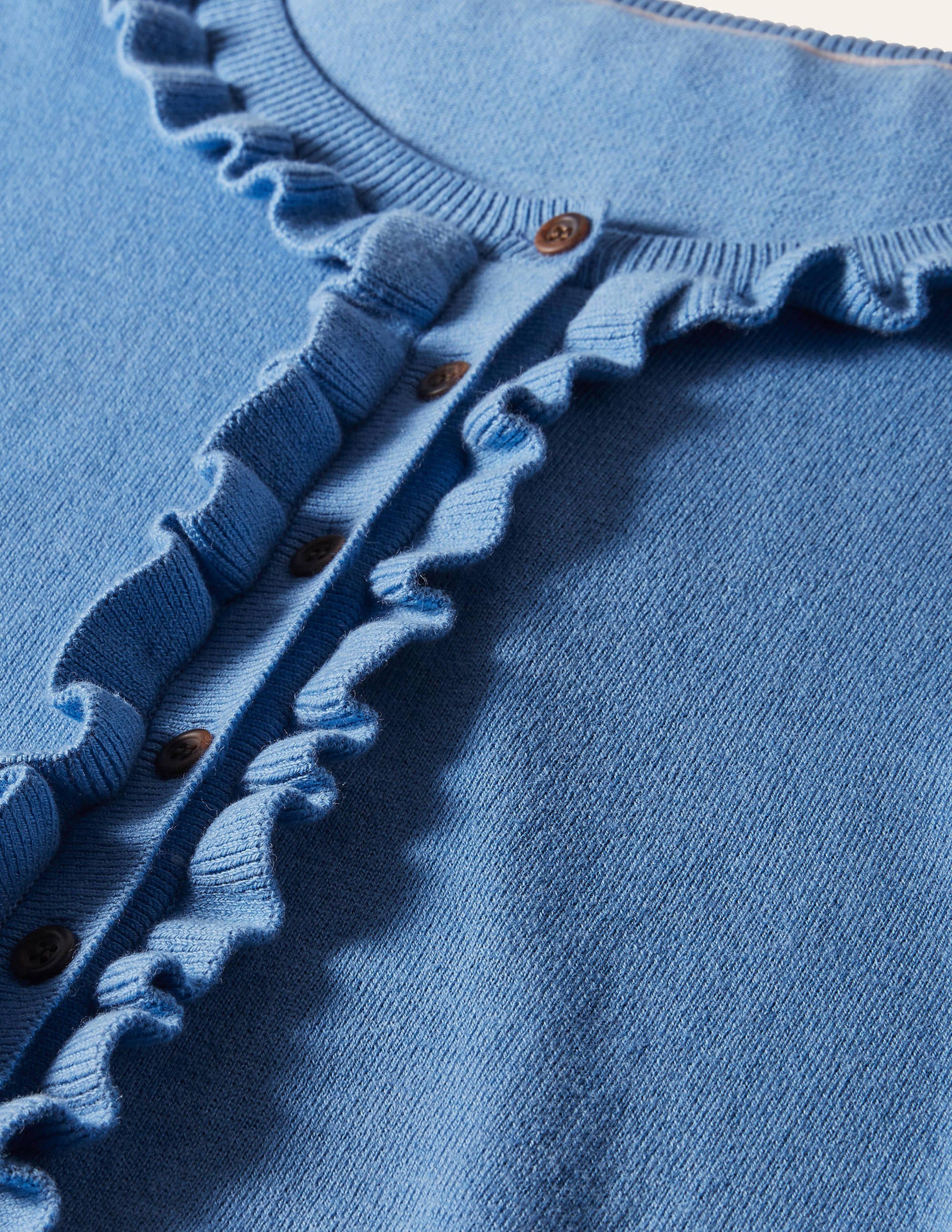Frill Detail Henley Jumper-Grape Hyacinth - Image 6