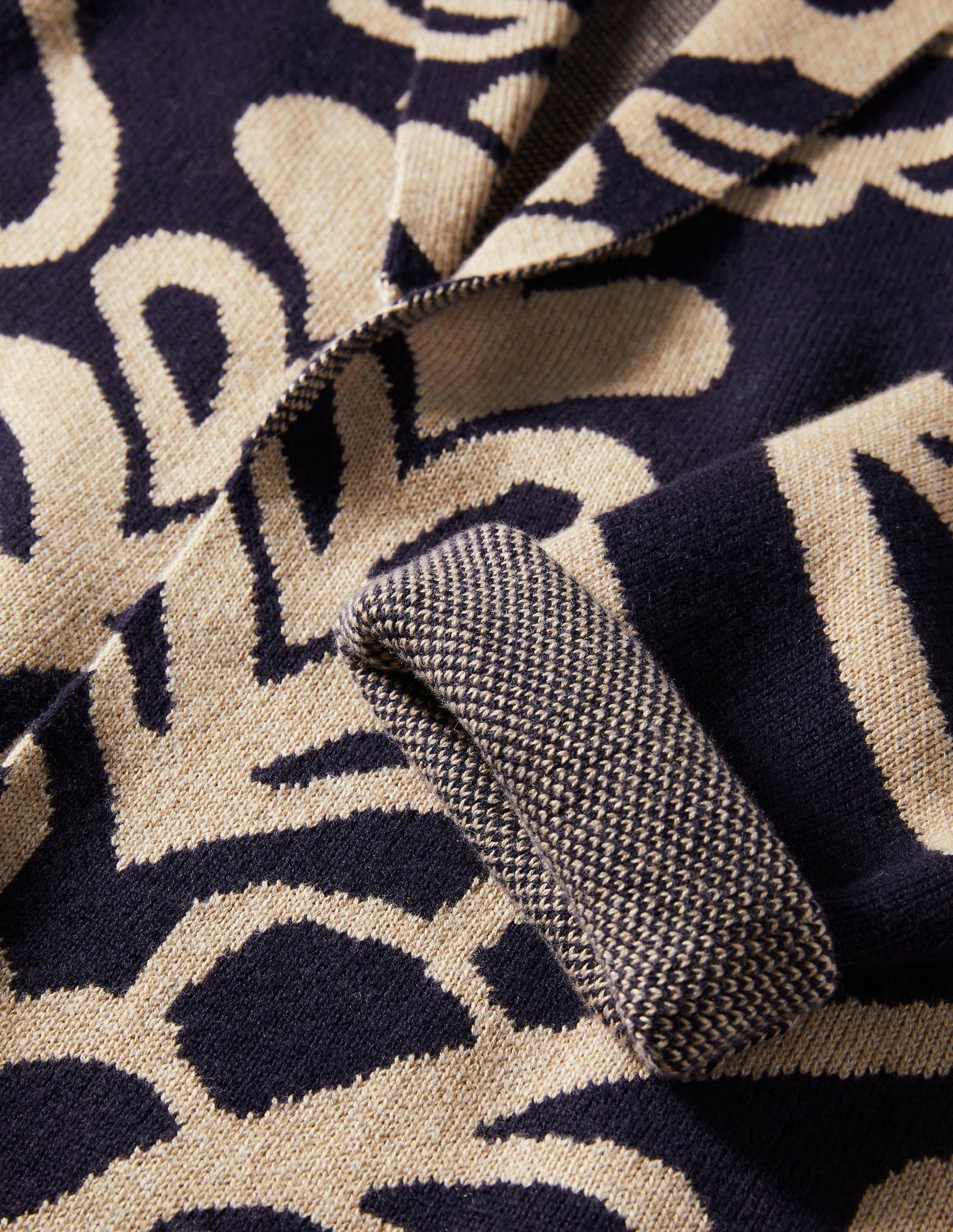 Longline Knitted Coatigan-Navy, Chinchilla Melange-6