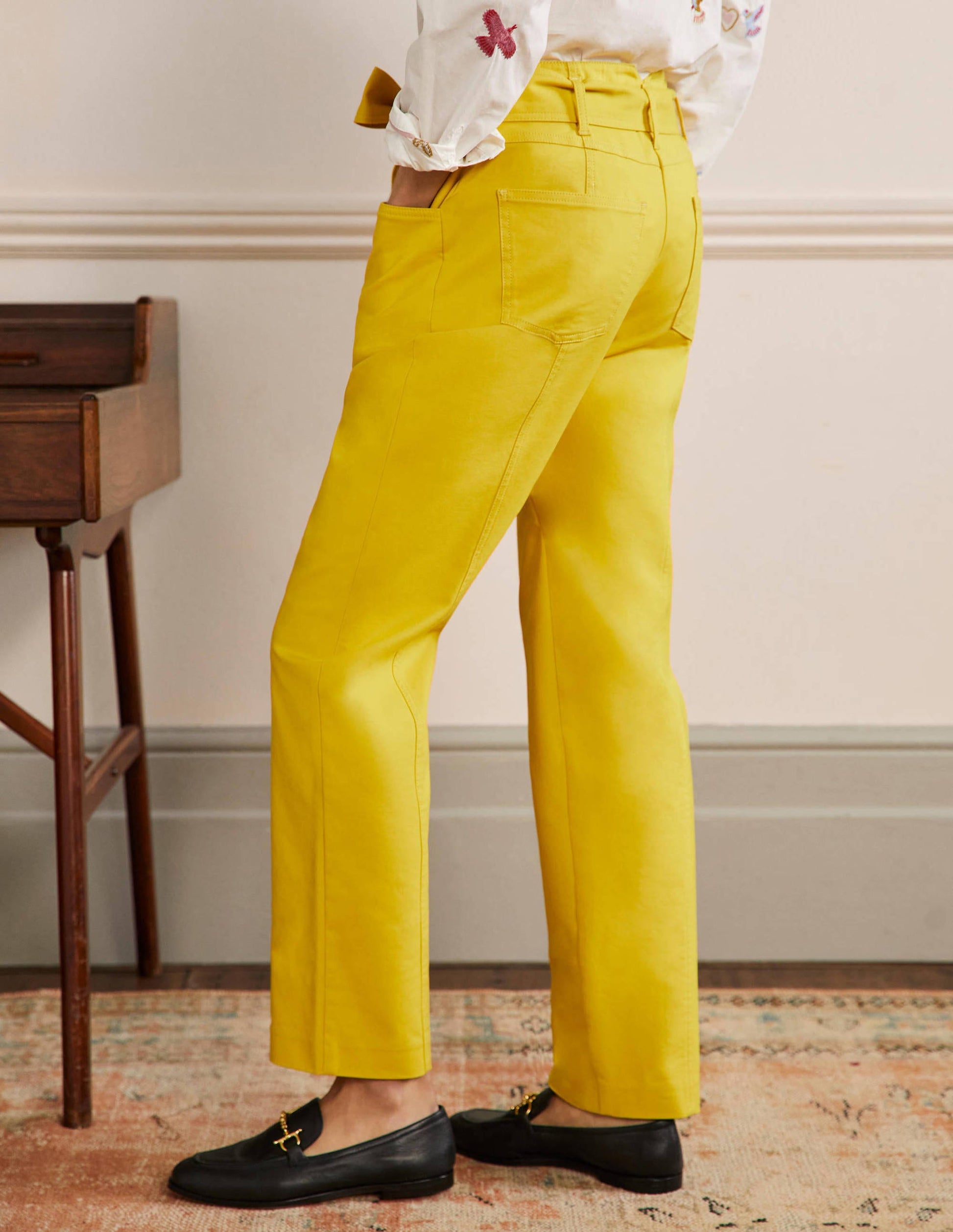 Tailored Tie Waist Trouser-Wasp-3