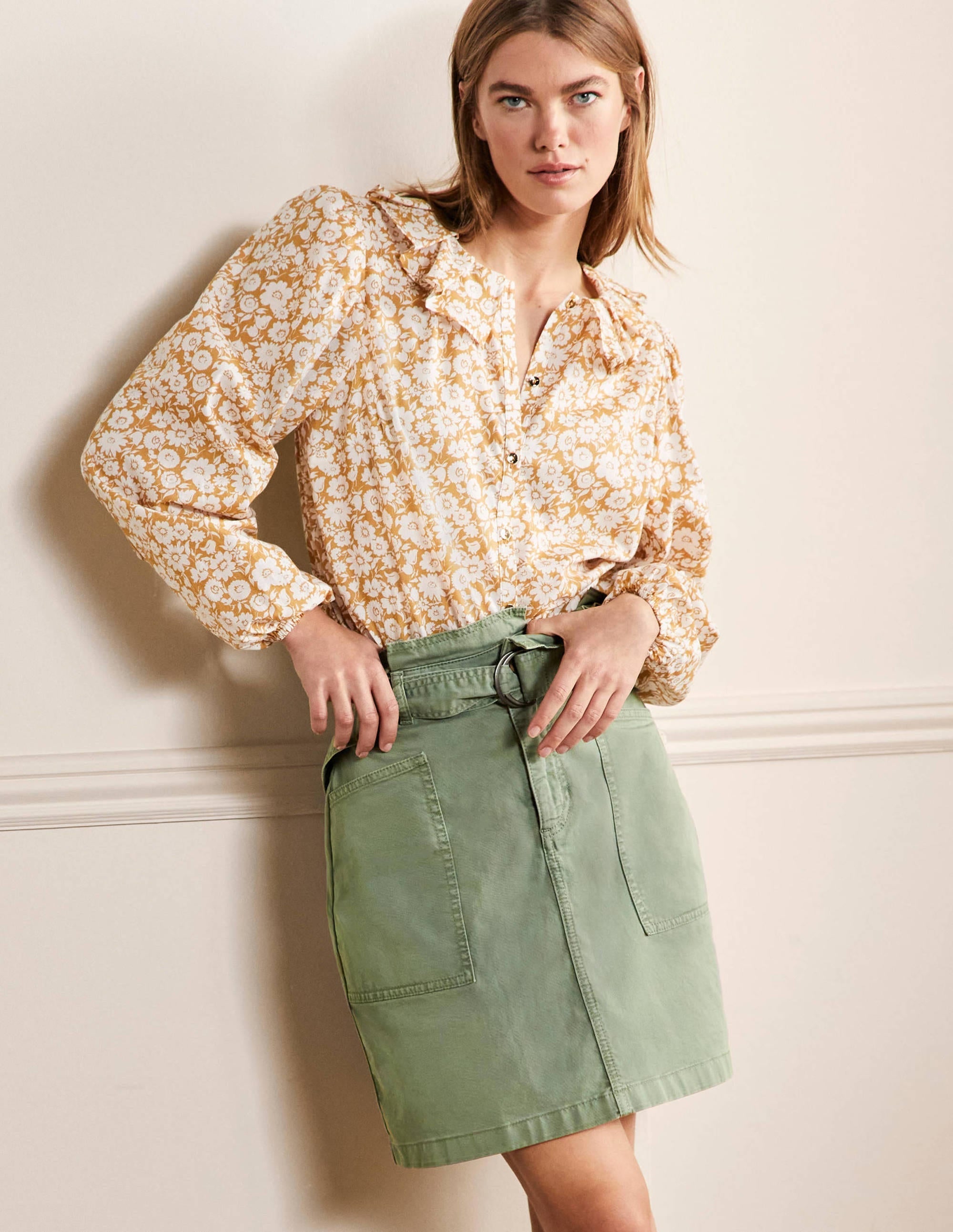 Paperbag Tie Skirt-Alder - Image 1