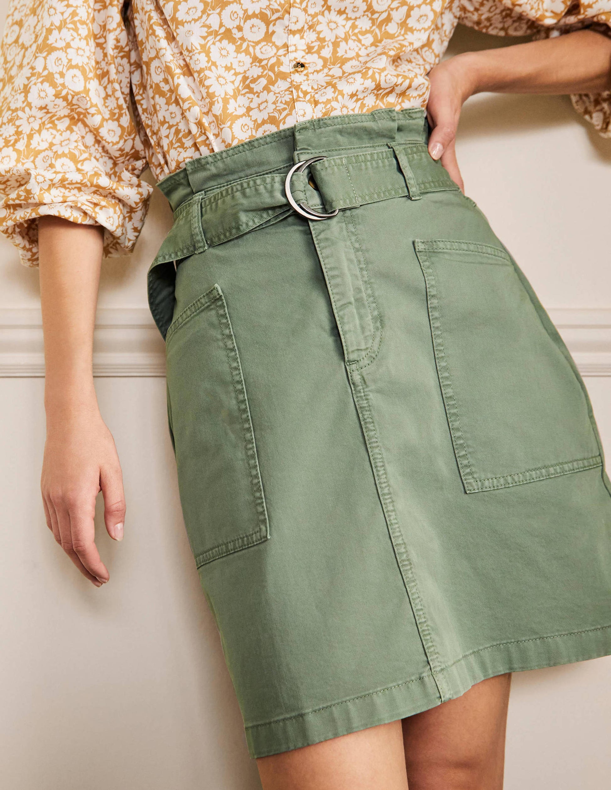 Paperbag Tie Skirt-Alder-2