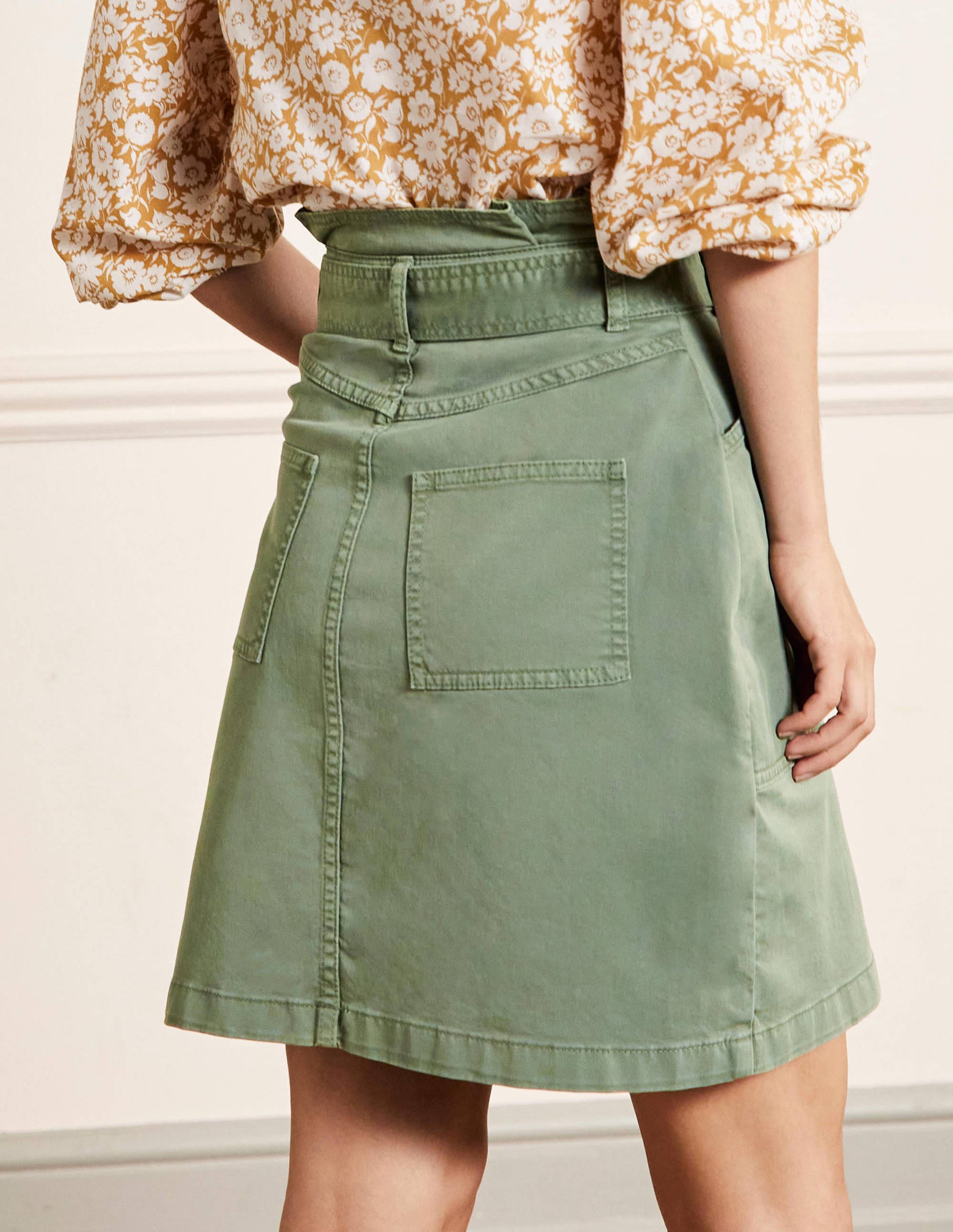 Paperbag Tie Skirt-Alder - Image 3