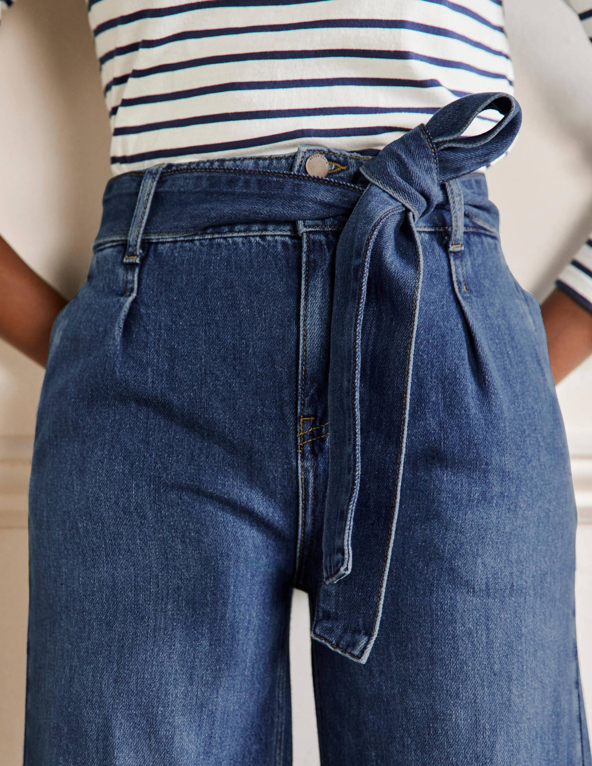 Wideleg Slouchy Jeans-Mid Vintage - Image 2