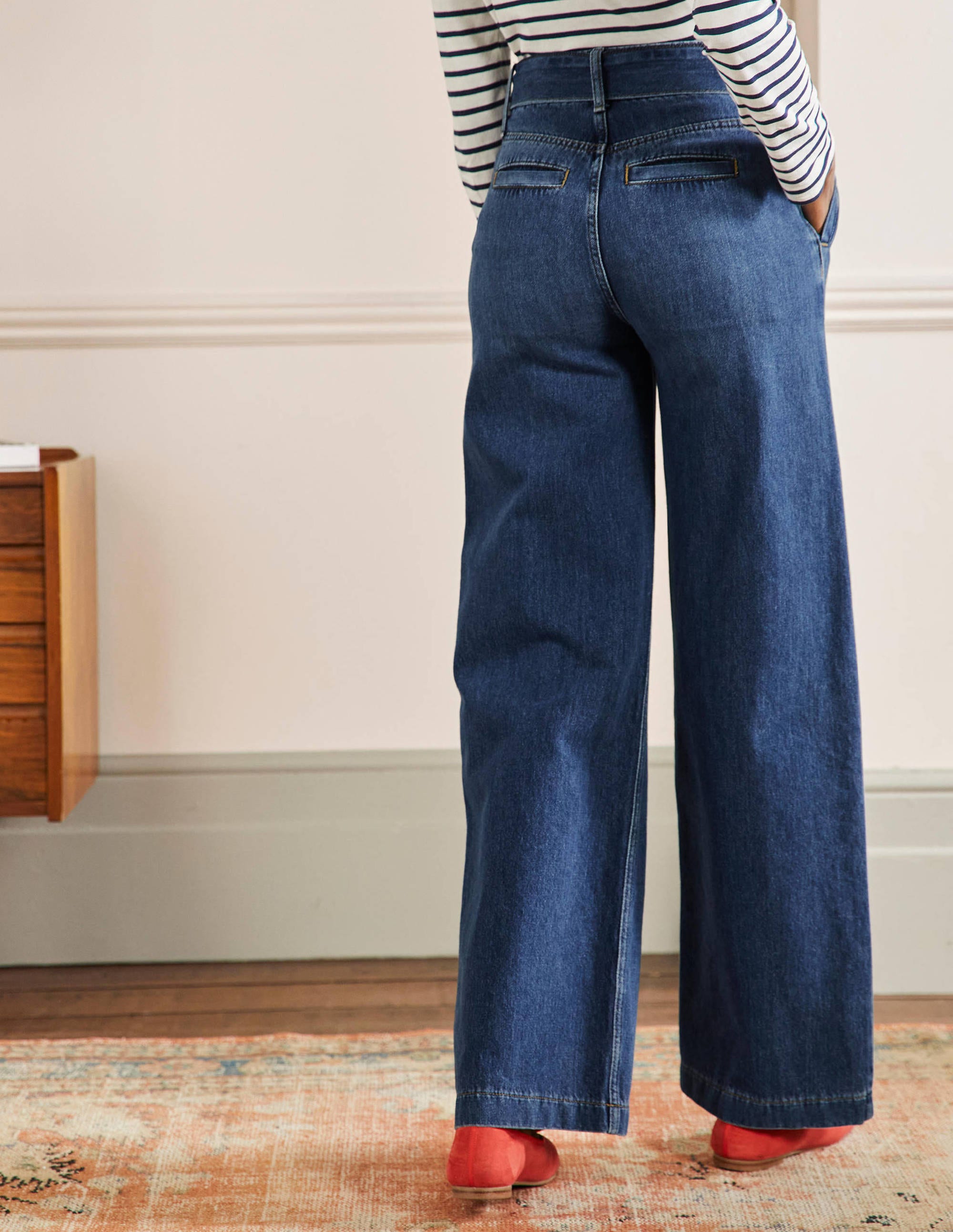 Wideleg Slouchy Jeans-Mid Vintage - Image 3