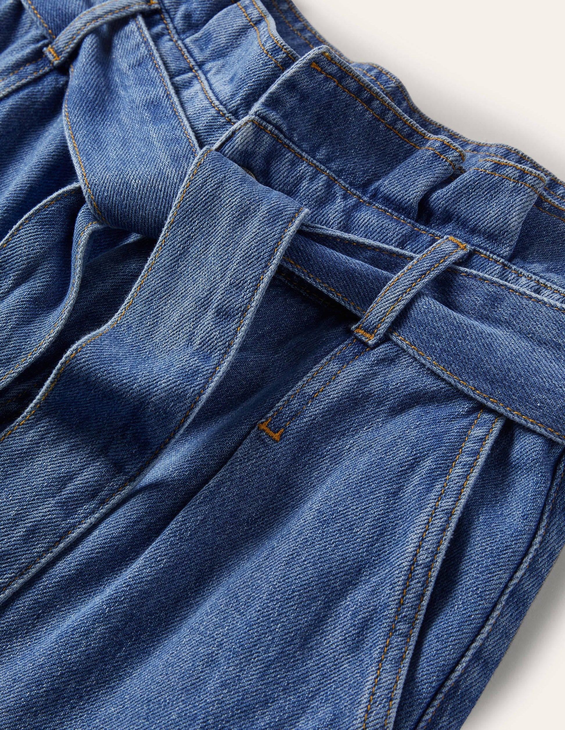 Cuffed Hem Jeans-Mid Vintage-6