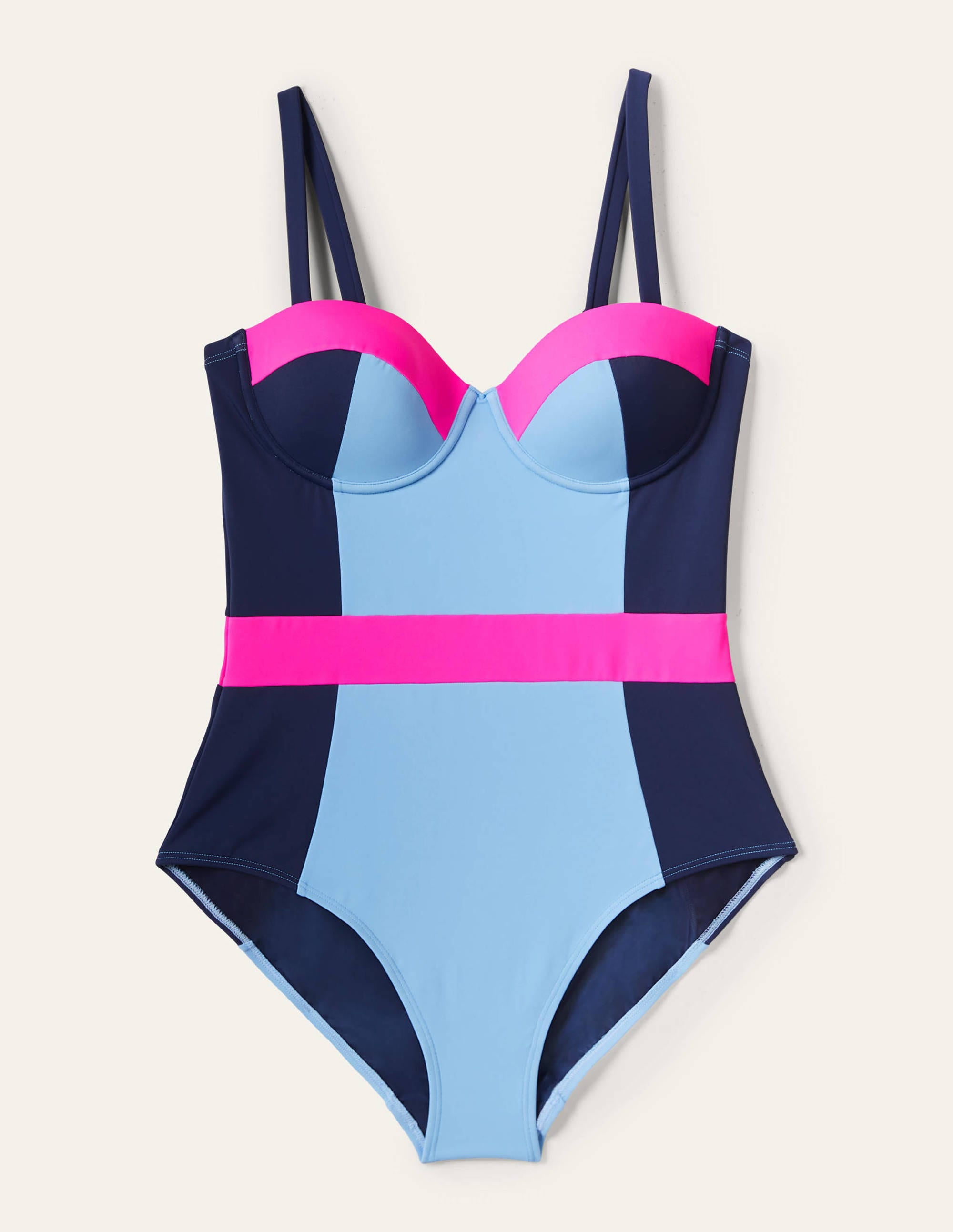 Portofino Cup-size Swimsuit-Horizon Colourblock - Image 5