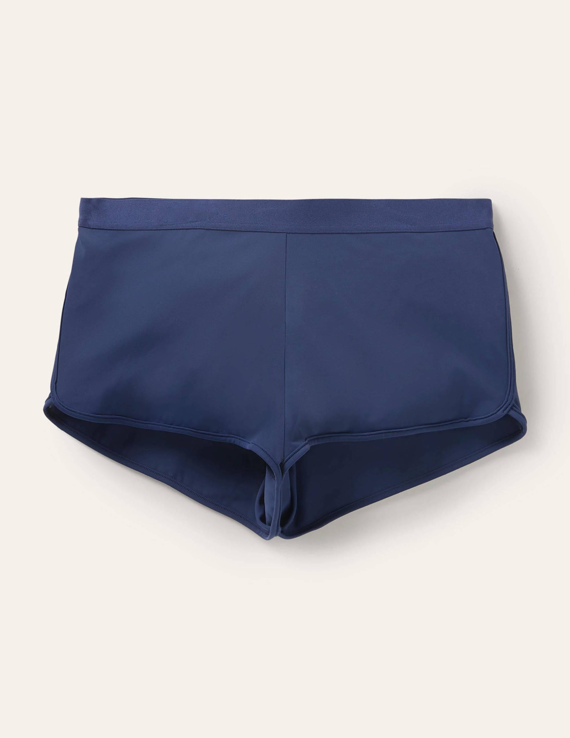 Elastic Band Beach Short-French Navy-5