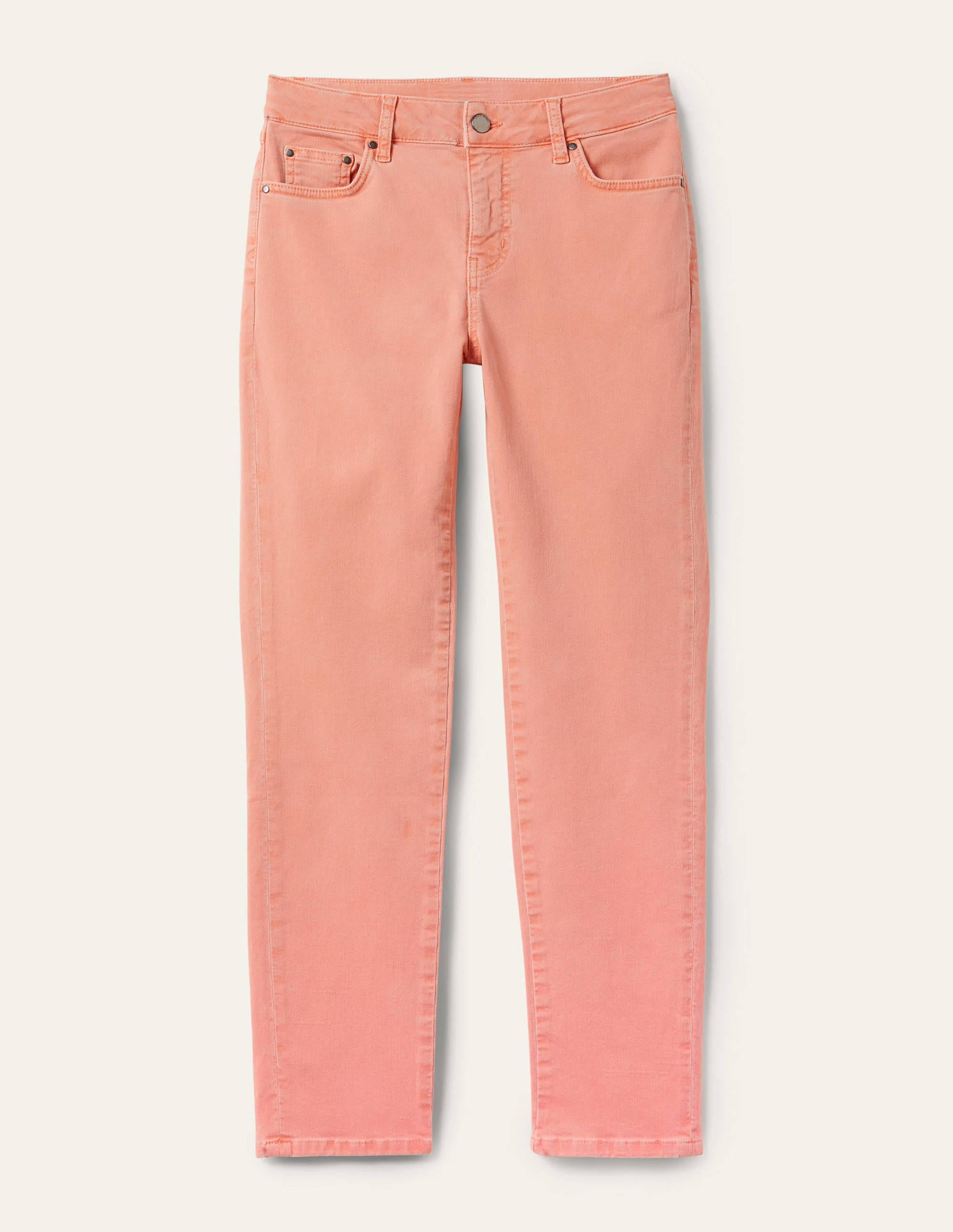 Slim Straight Ankle Skimmers-Burnt Coral - Image 6